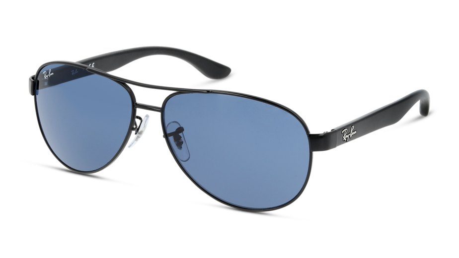 Angle_Left01 Ray-Ban Pilot Limited Edition RB3457 002/80 Blauw / Zwart