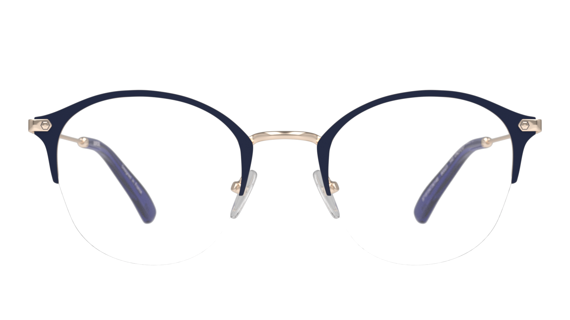 Front Unofficial UNOF0104 (CD00) Glasses Transparent / Blue