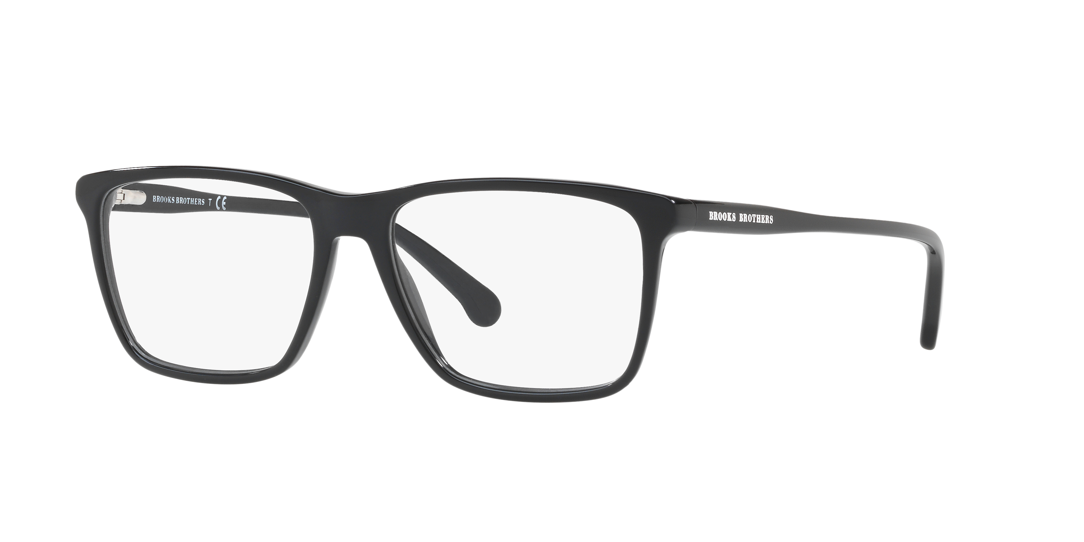 Angle_Left01 Brooks Brothers BB 237 Glasses Transparent / Black