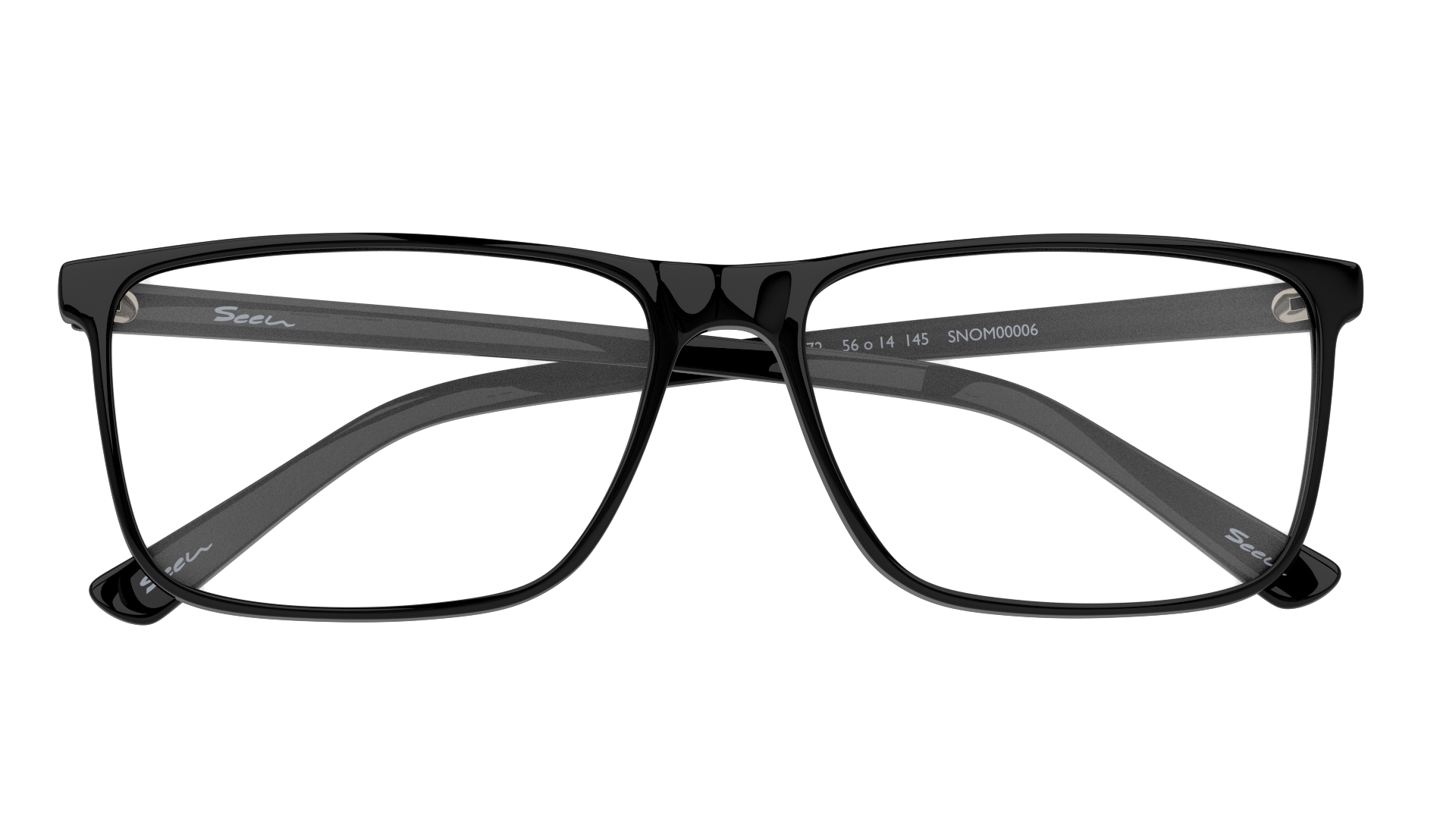 Folded Seen SN OM0006 Glasses Transparent / Grey