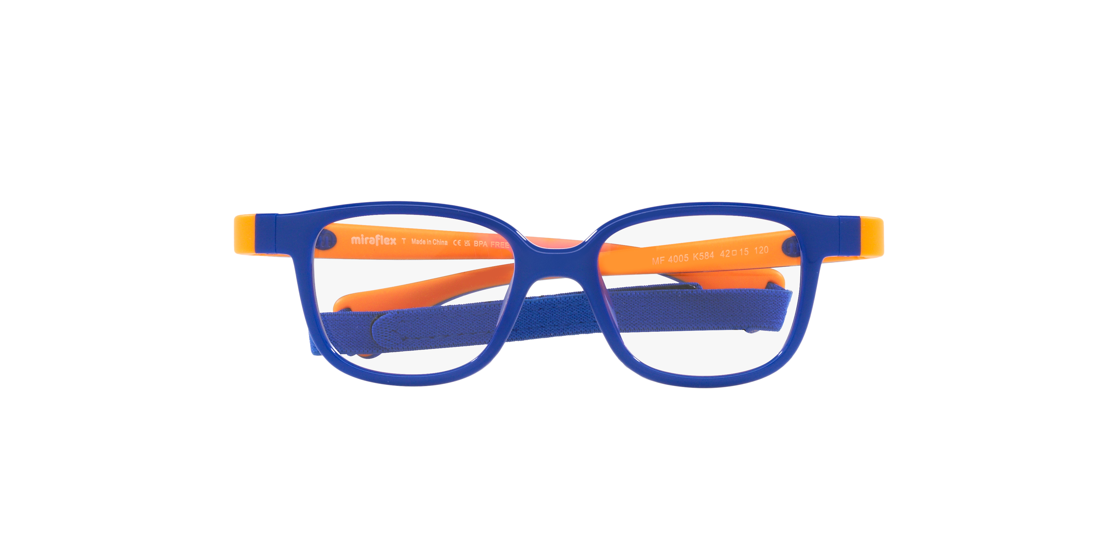 Front Miraflex MF 4005 Children's Glasses Transparent / Blue