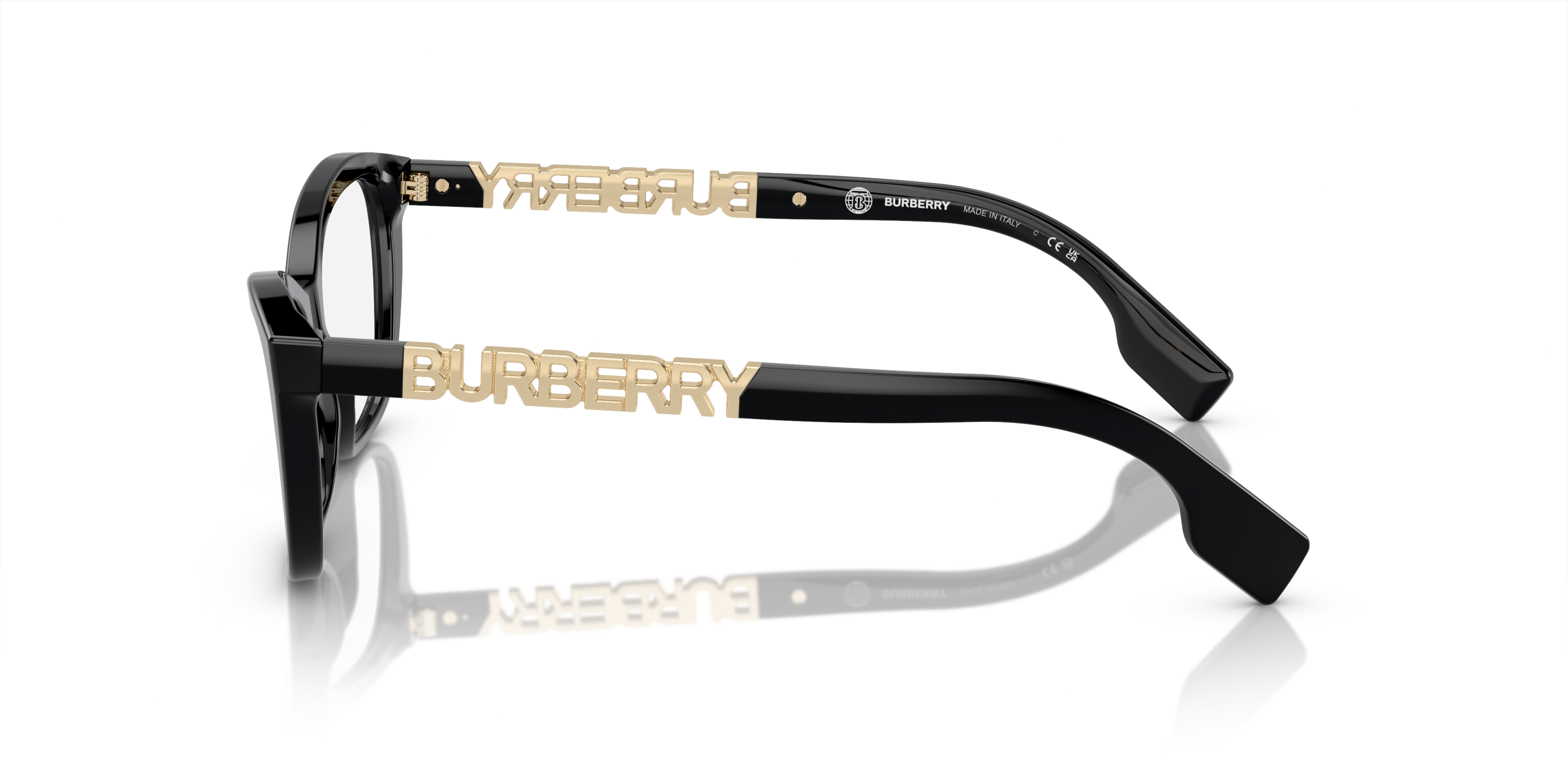 Angle_Left02 Burberry BE 2392 Glasses Transparent / Black