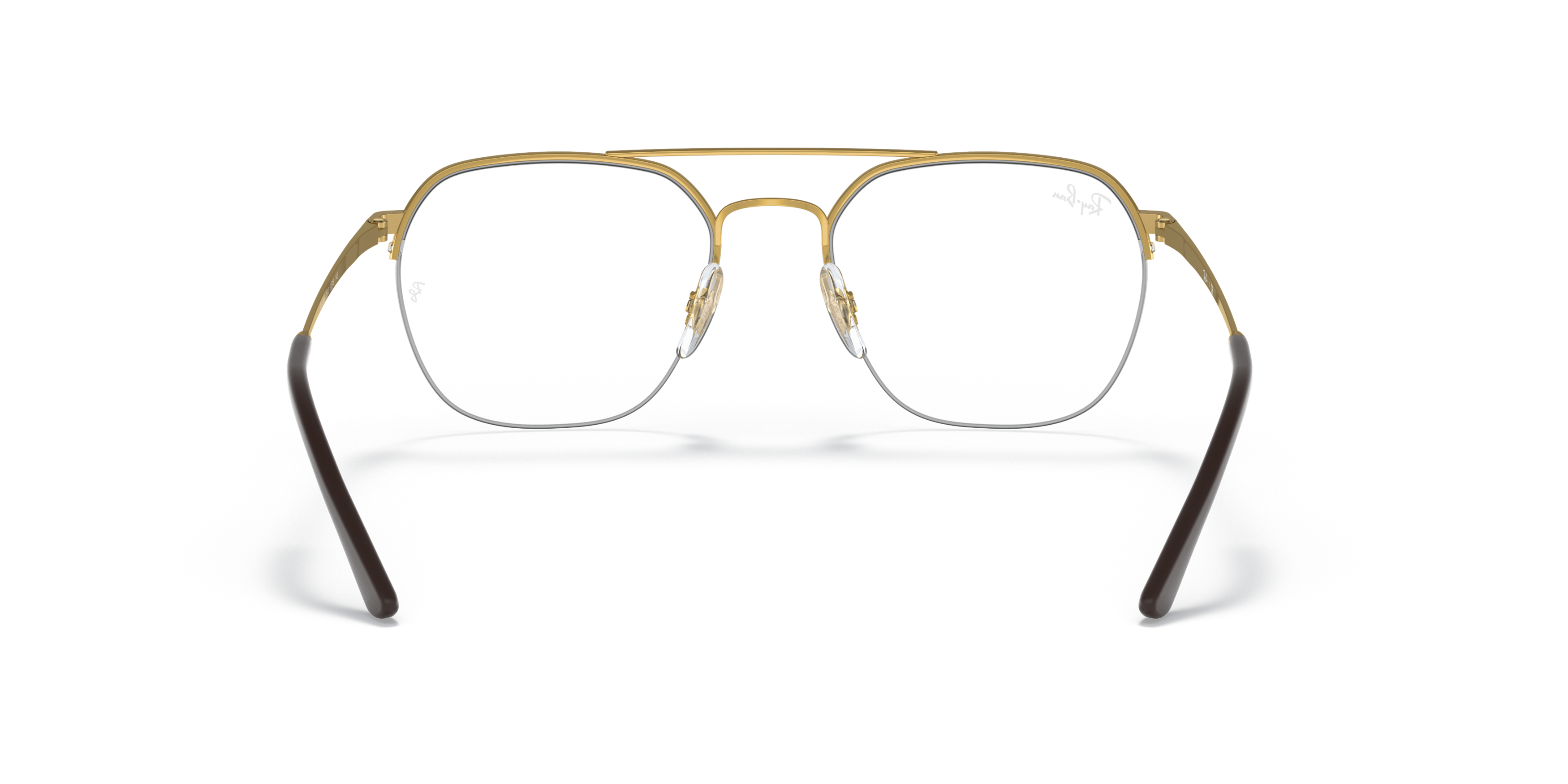 Detail02 Ray-Ban RX 6444 Glasses Transparent / Gold