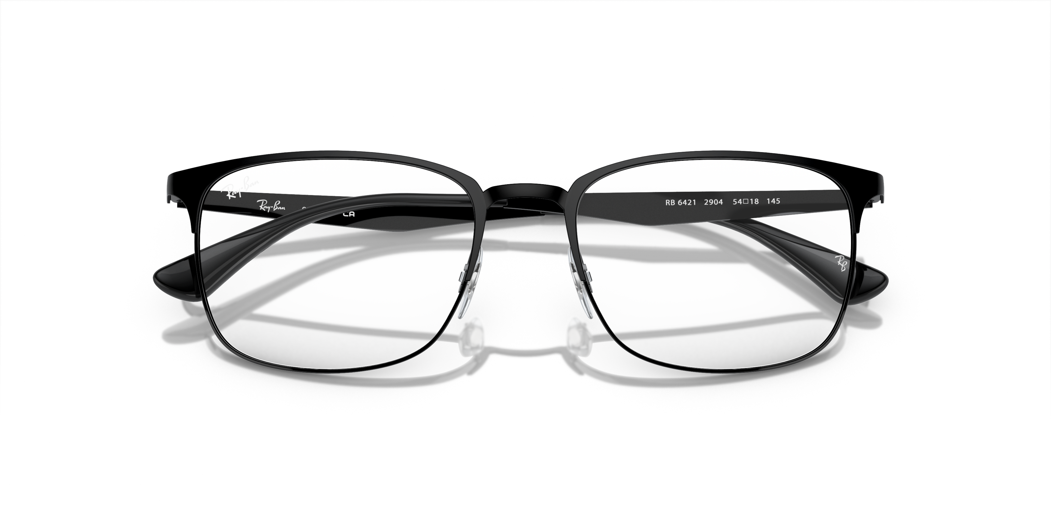 Folded Ray-Ban RX 6421 Glasses Transparent / Black