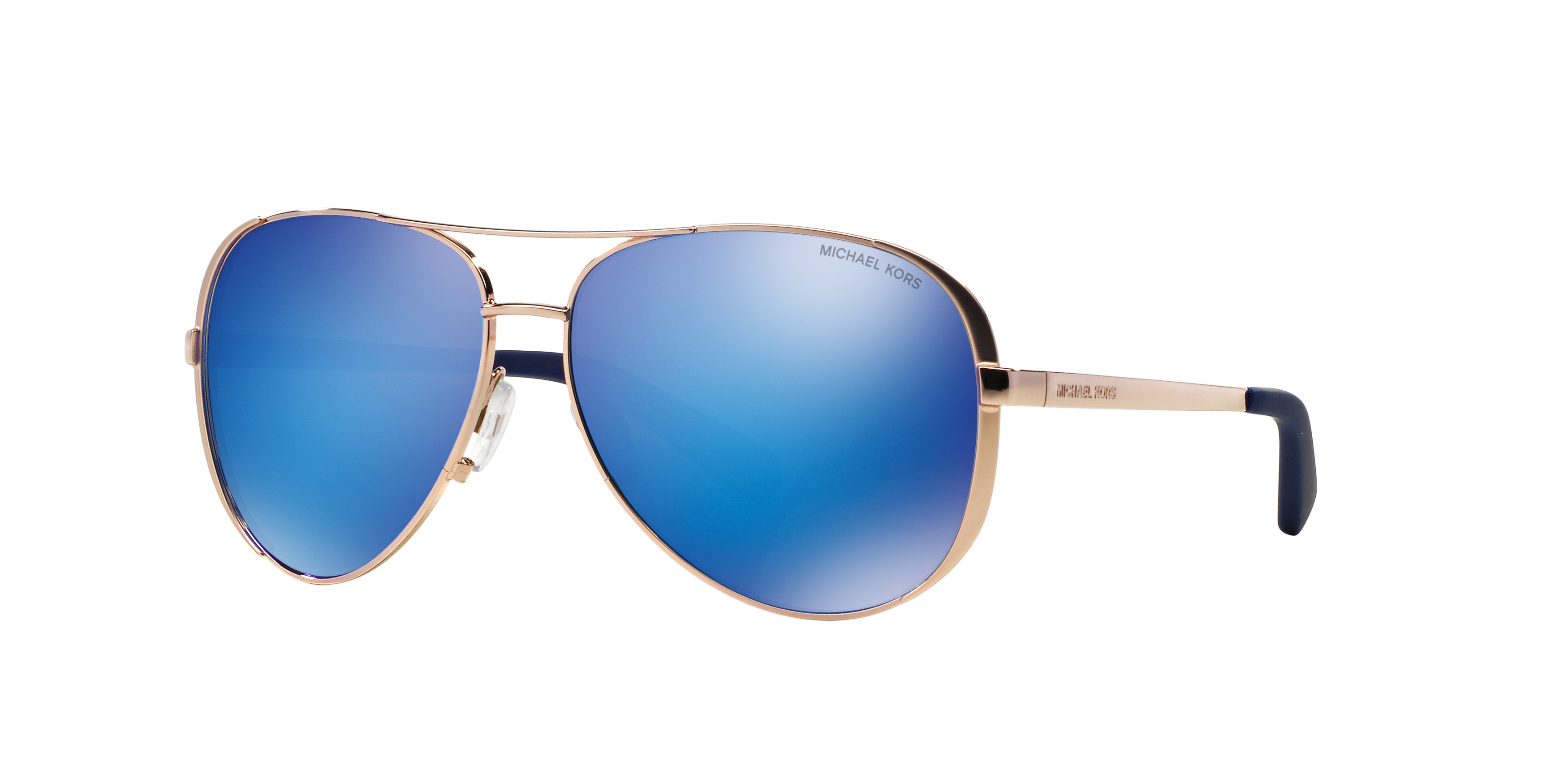 Angle_Left01 Michael Kors MK 5004 Sunglasses Brown / Gold