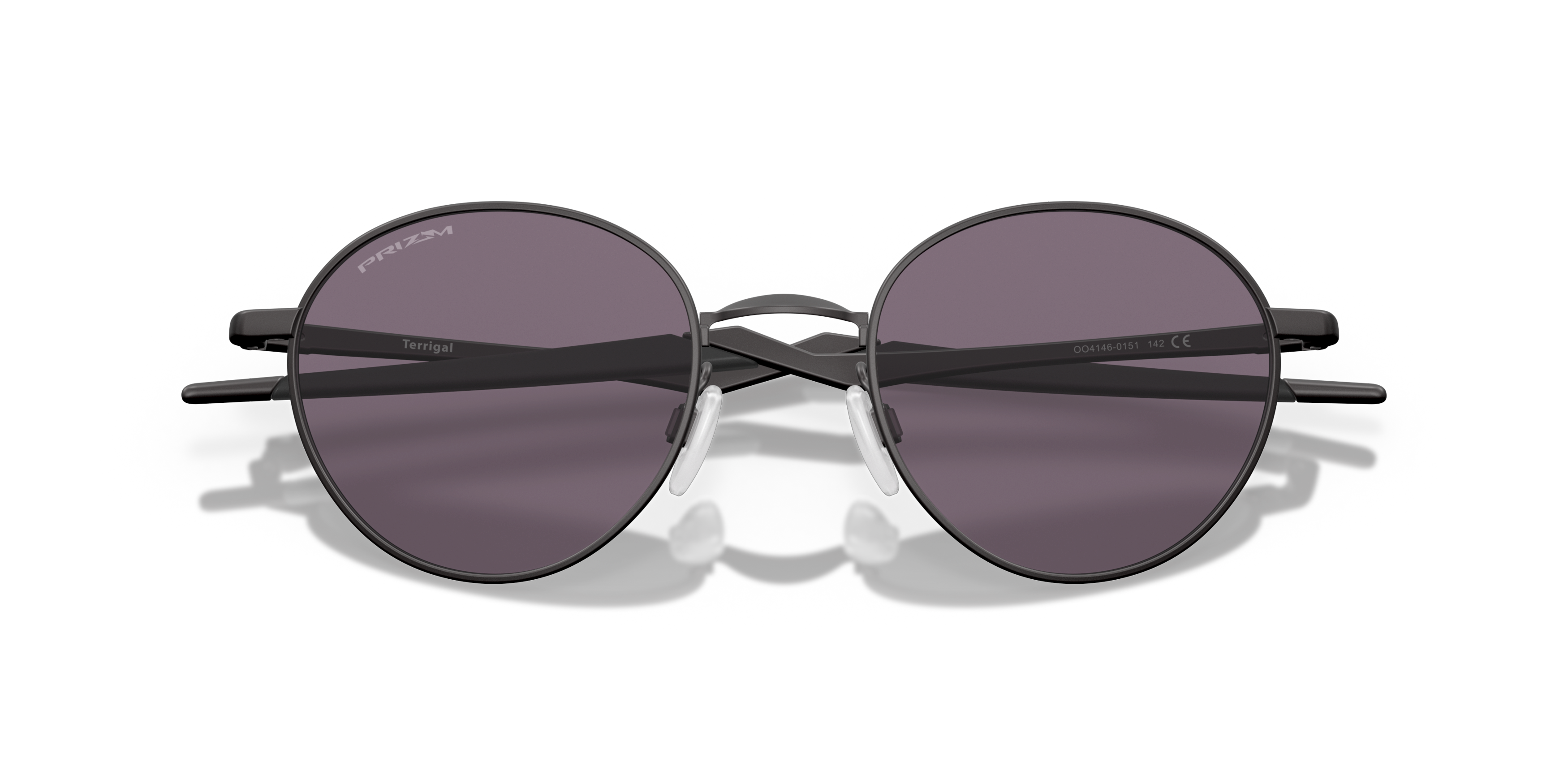Folded Oakley Terrigal OO4146 Sunglasses Grey / Black
