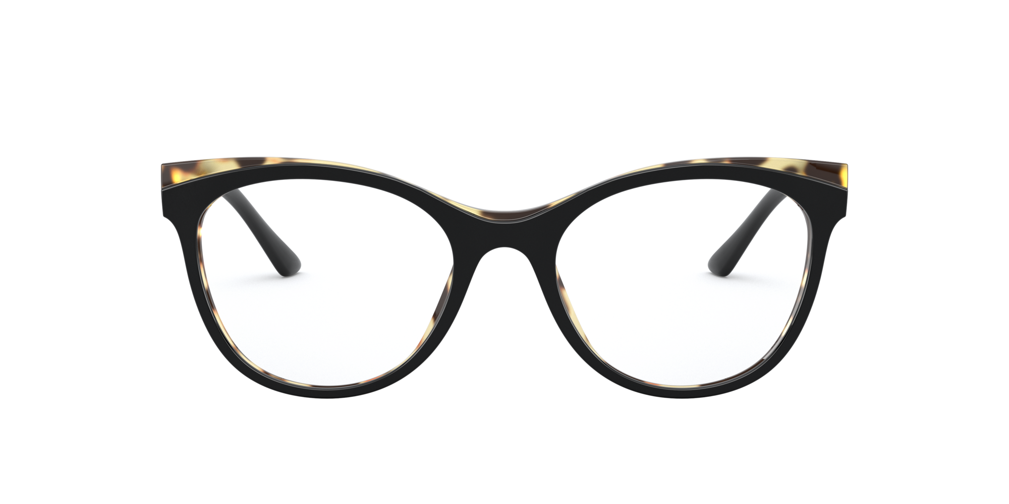 Front Prada PR 05WV (3891O1) Glasses Transparent / Black