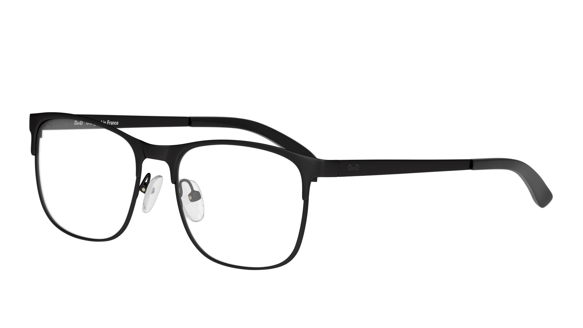 Angle_Left01 DbyD Essentials DB OM0001 Glasses Transparent / Black