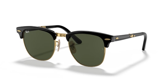 Ray-Ban Clubmaster Folding RB 2176 Sunglasses Green / Black