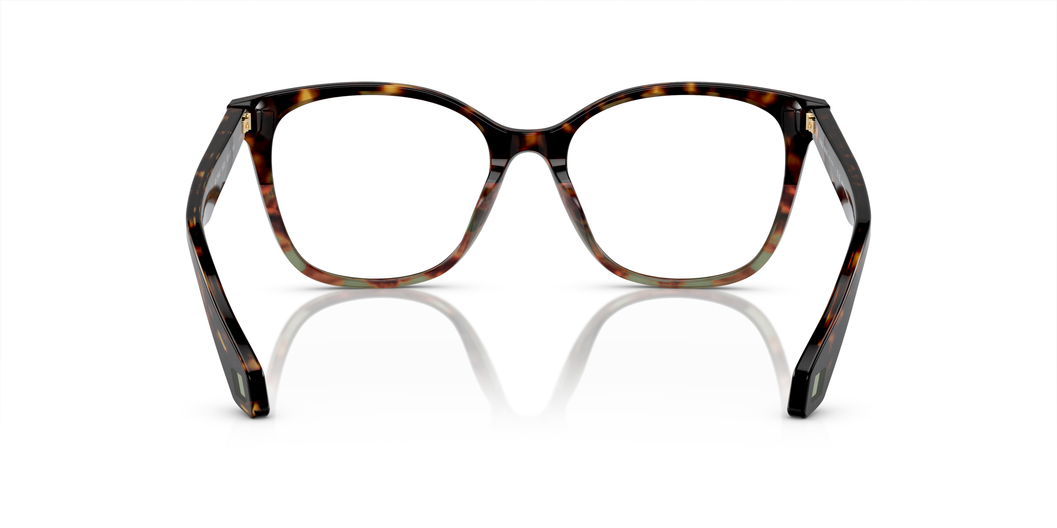 Detail02 Giorgio Armani AR 7246U Glasses Transparent / Havana