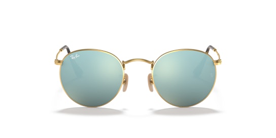 Ray-Ban Round RB 3447 (001/30) Sunglasses Silver / Gold