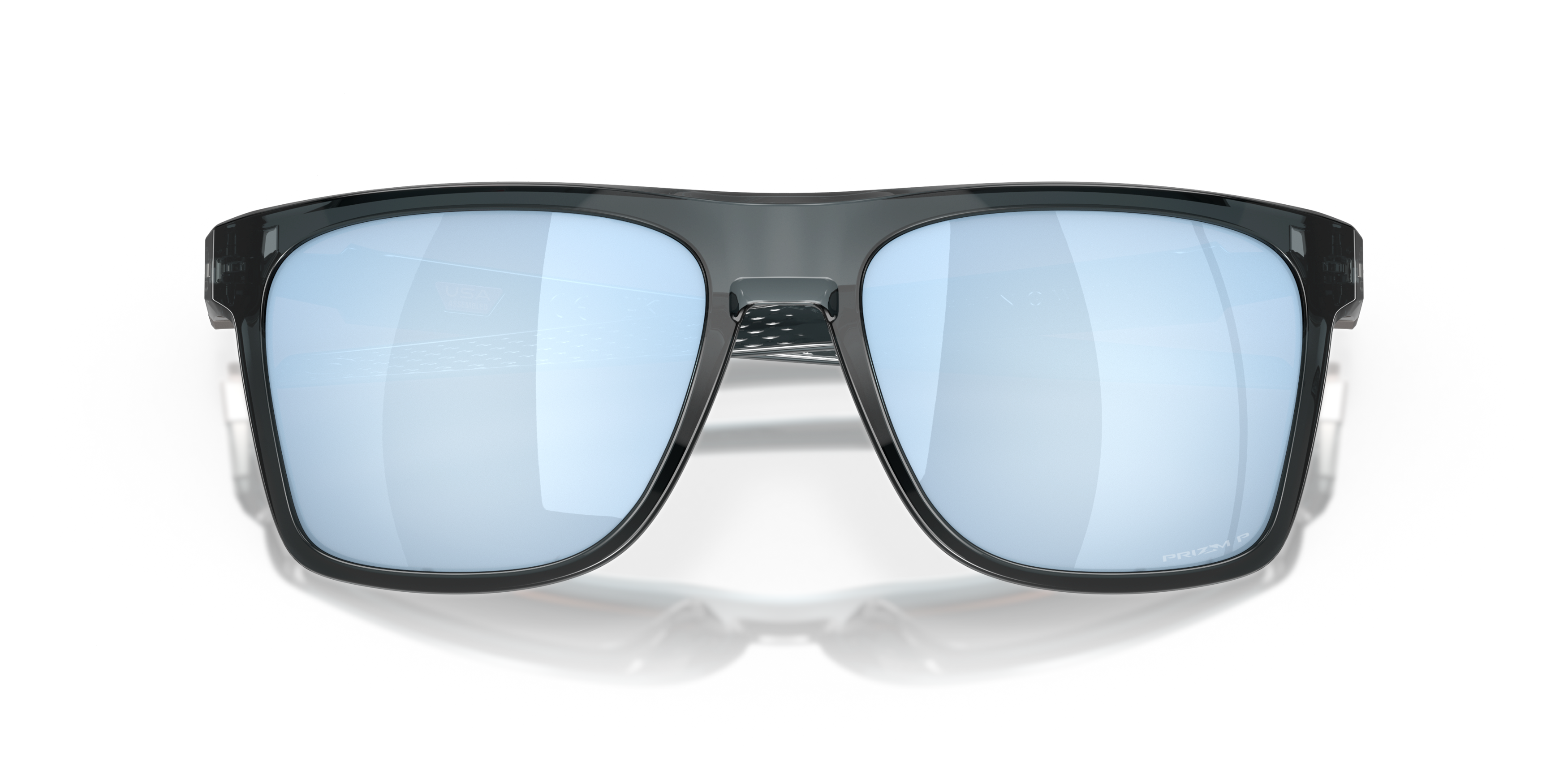 Folded Oakley Leffingwell OO9100 Sunglasses Grey / Black