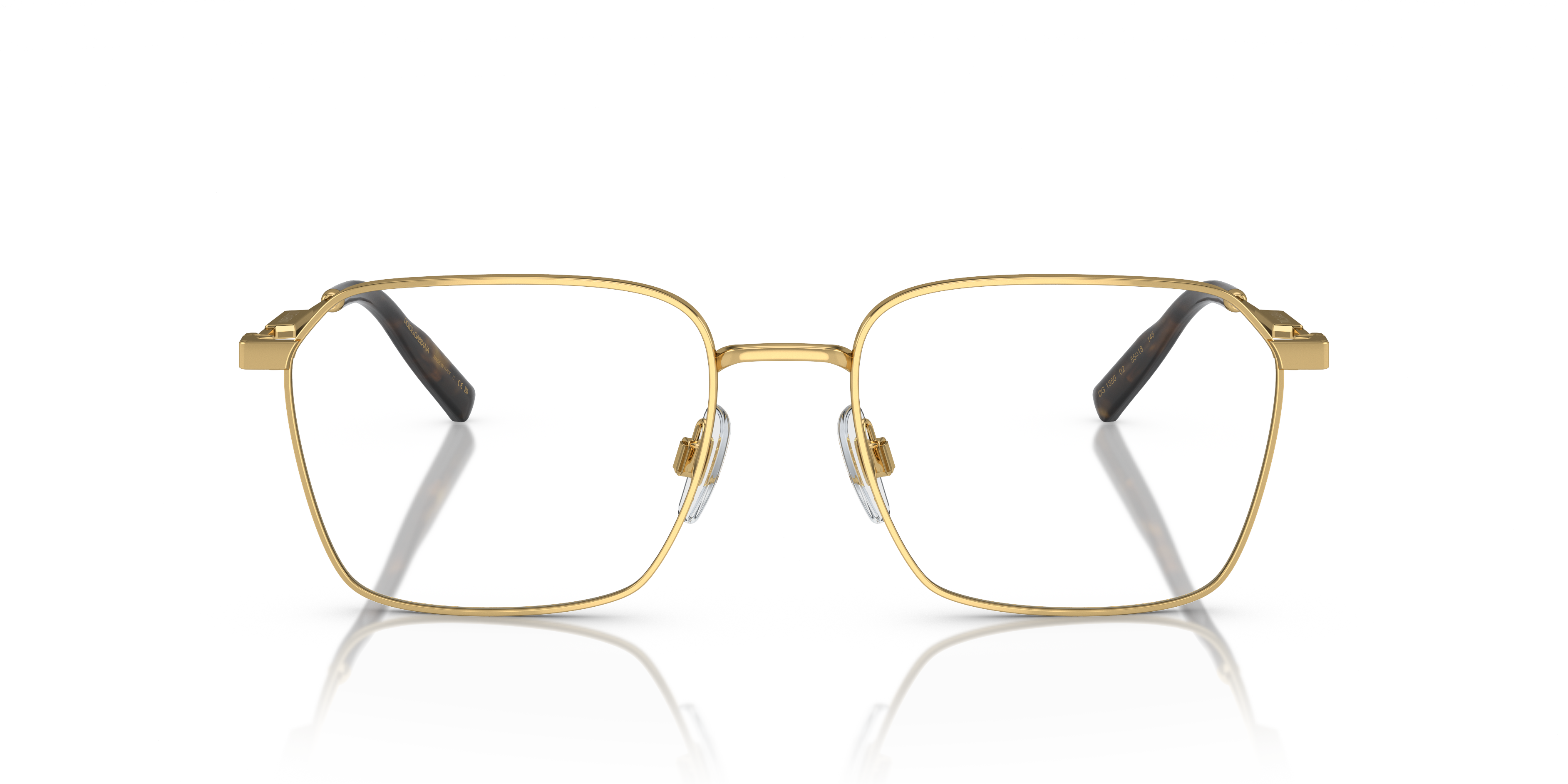 Front Dolce & Gabbana DG 1350 (004) Glasses Transparent / Silver