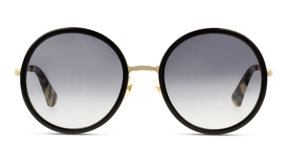 Front Kate Spade Lamonica Sunglasses Grey / Black