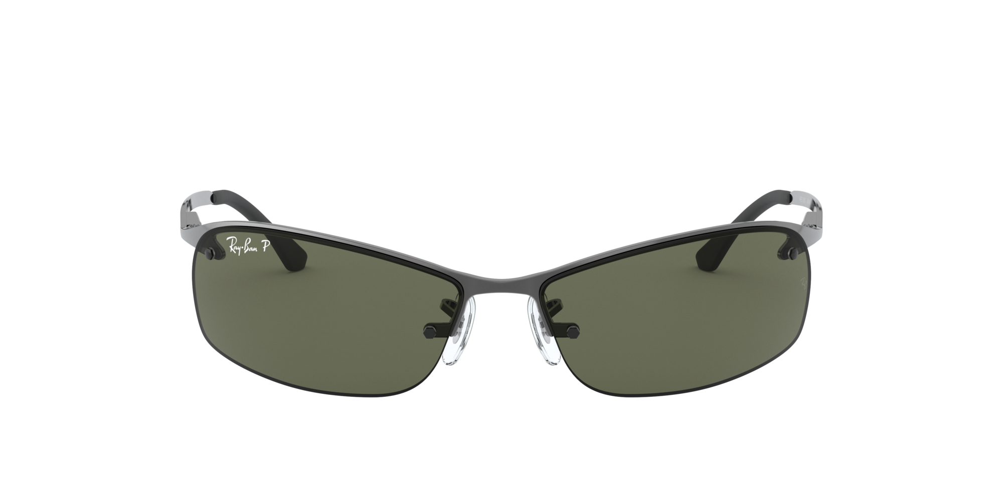 Front Ray Ban 0RB3183 004/9A Verde / Plata