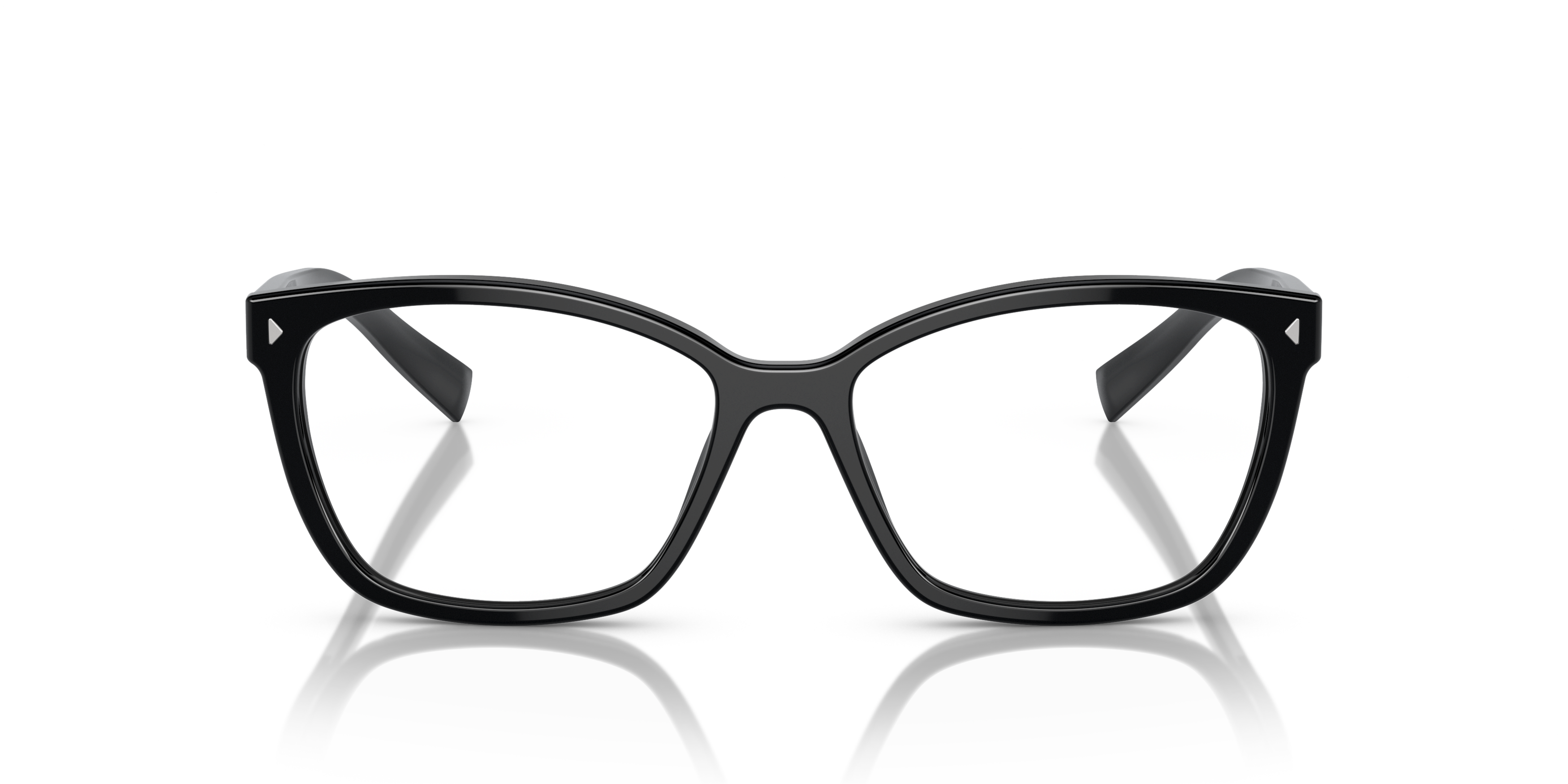 Front Prada PR 15ZV Glasses Transparent / Black