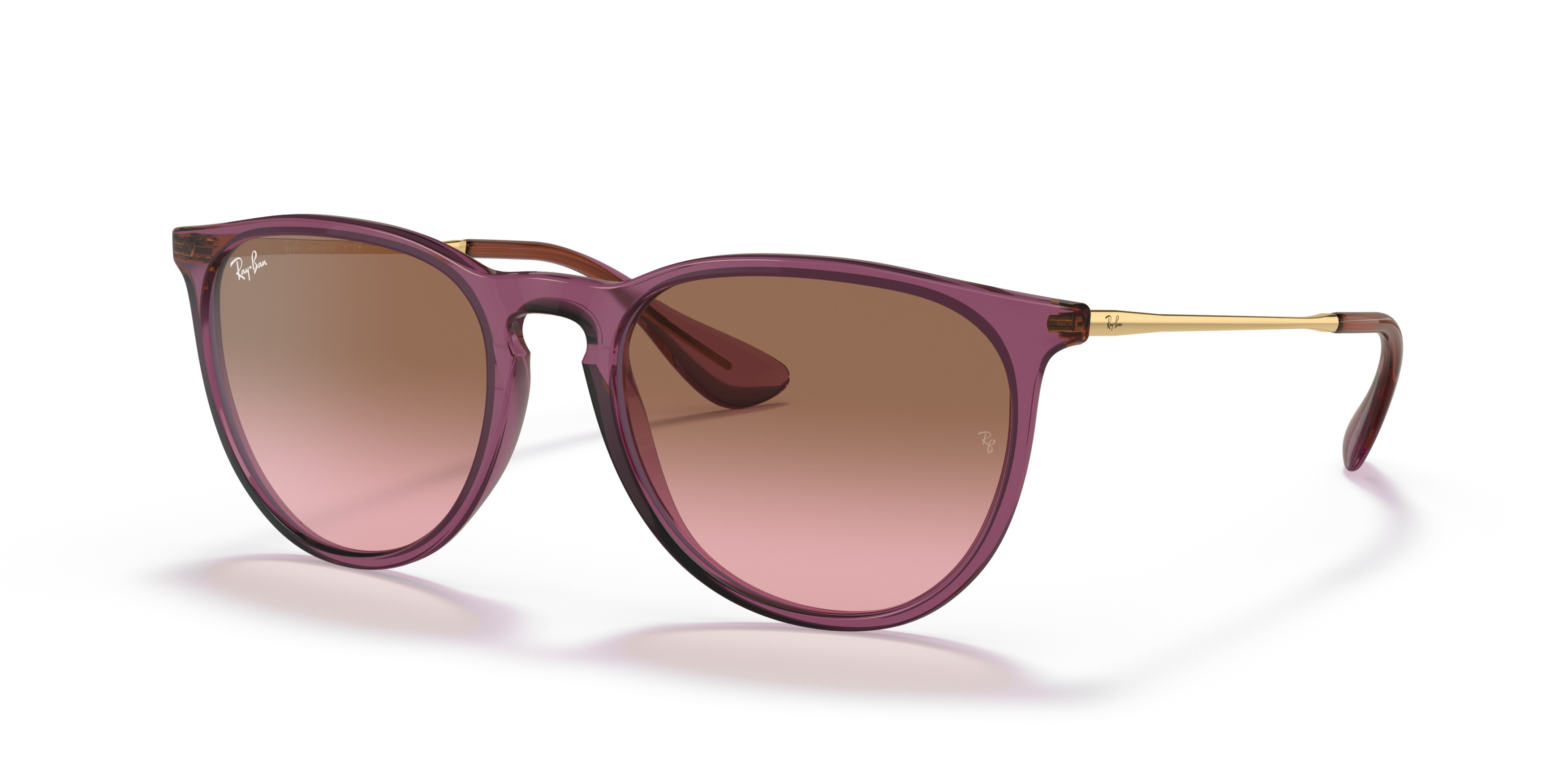 Angle_Left01 Ray-Ban RB 4171 (659114) Sunglasses Brown / Purple