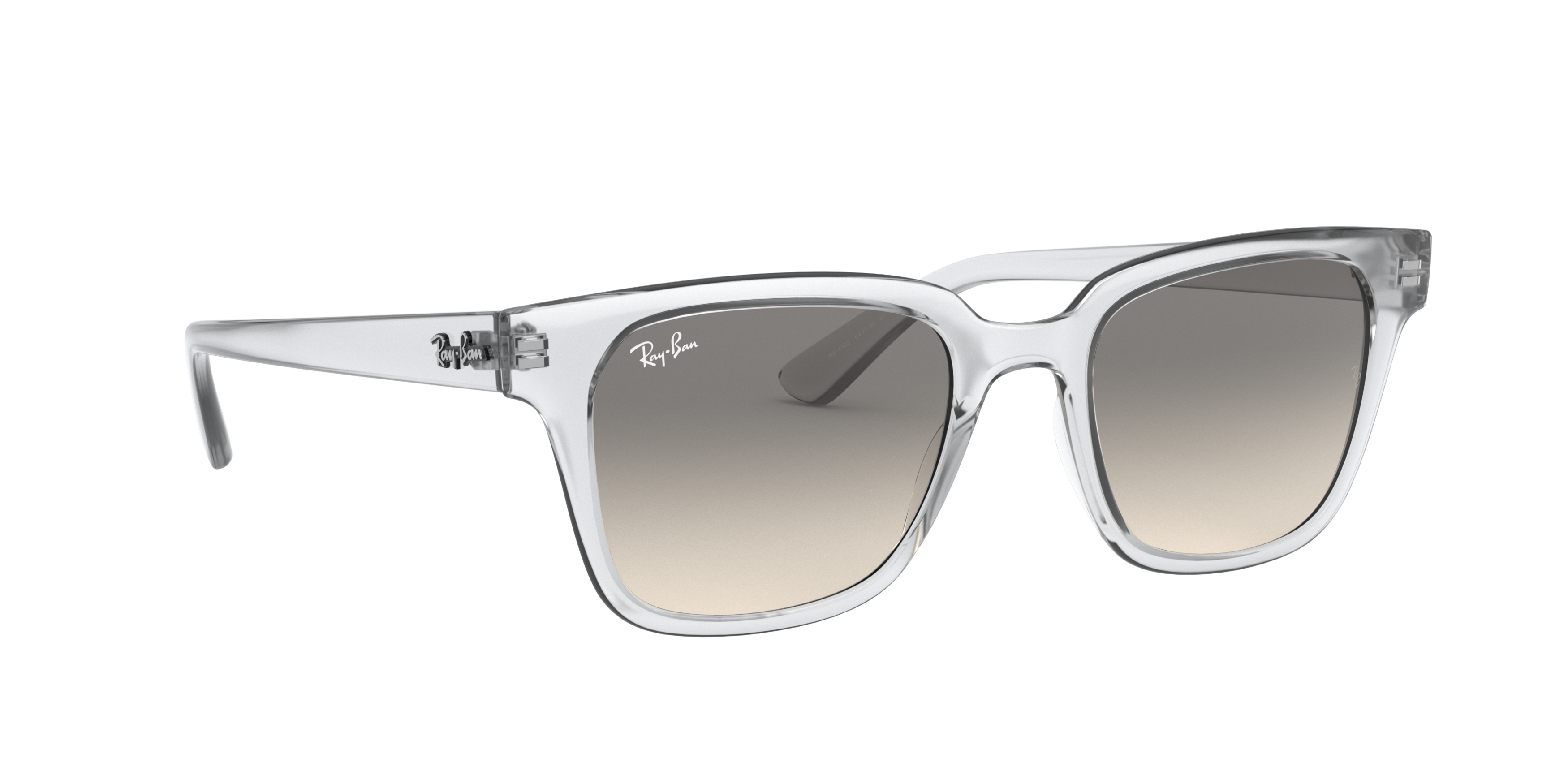 Angle_Right01 Ray-Ban Nina RB 4323 Sunglasses Grey / Transparent, Clear