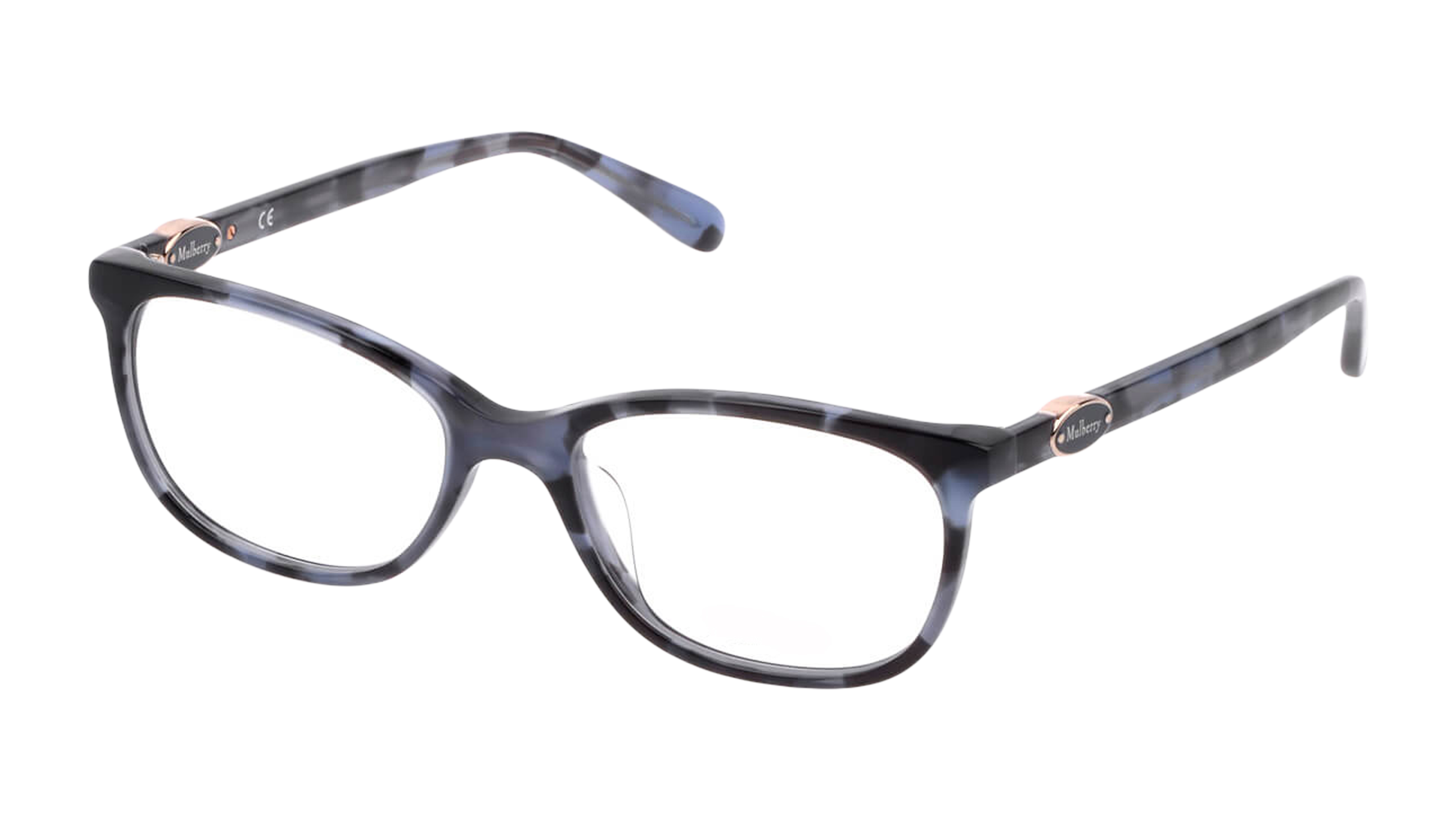 Angle_Left01 Mulberry VML 063 (VBG) Glasses Transparent / Blue