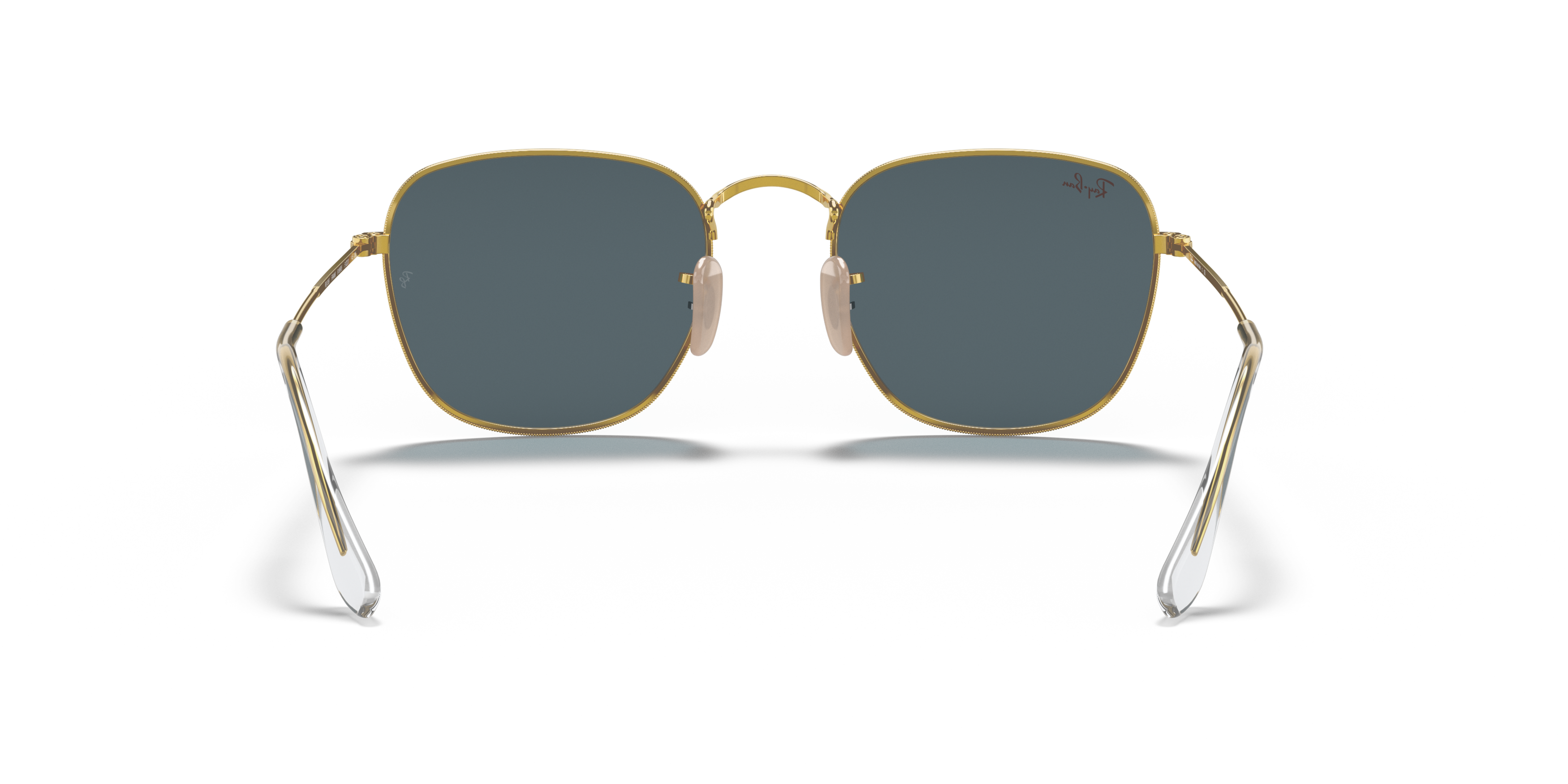 Detail02 Ray-Ban Frank Legend Gold RB 3857 Sunglasses Grey / Gold