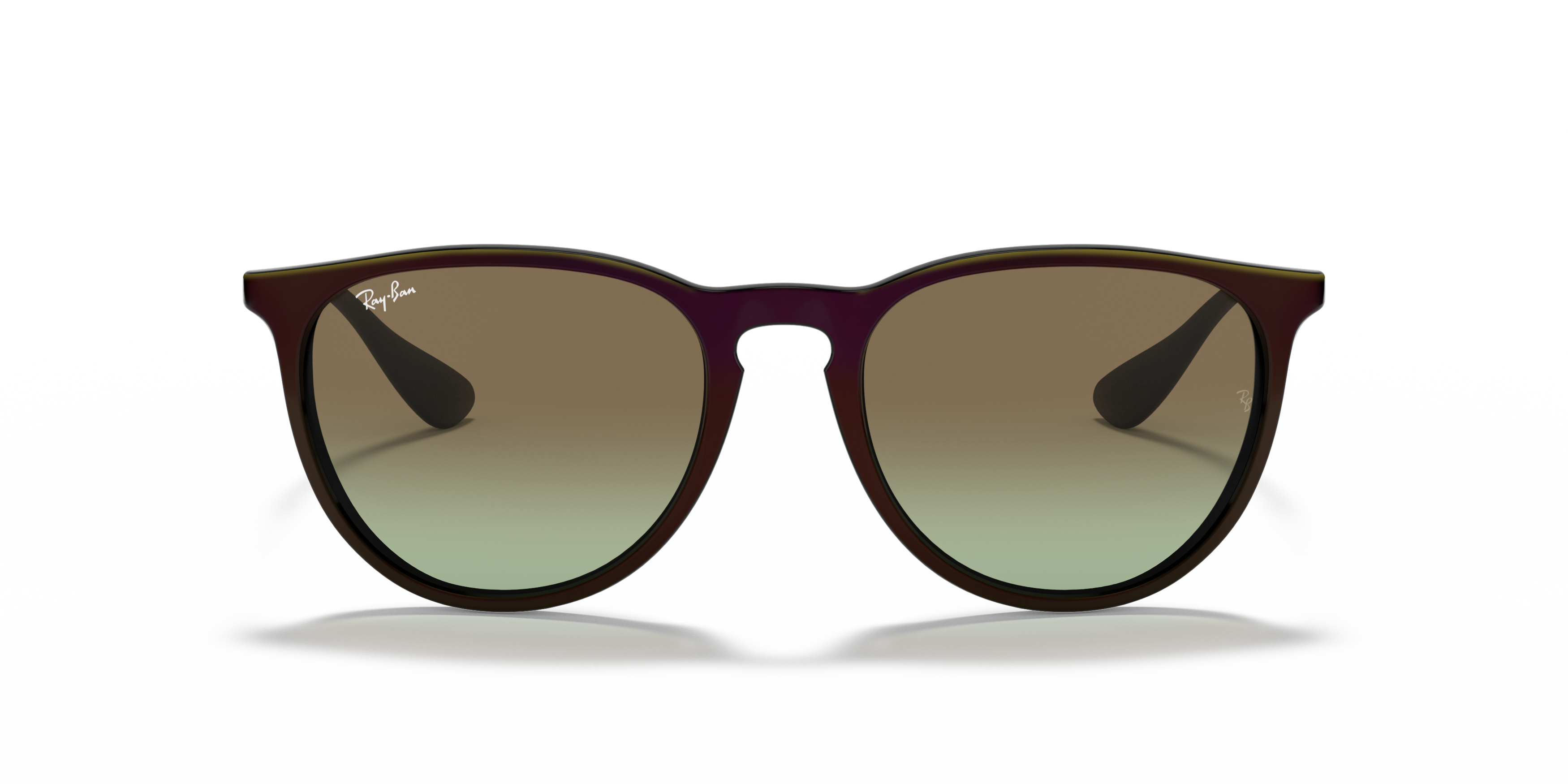 Front Ray-Ban Erika RB 4171 Sunglasses Grey / Black