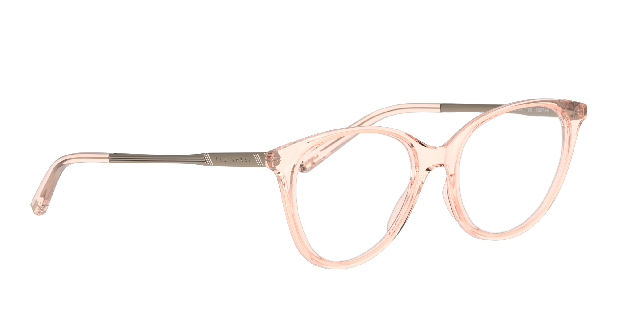Angle_Right01 Ted Baker TB 9221 (202) Glasses Transparent / Pink