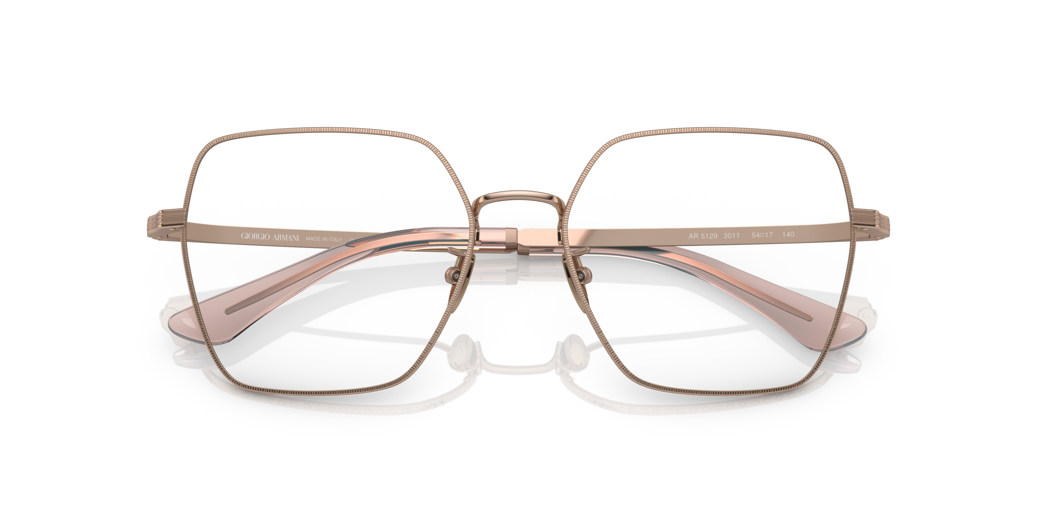 Folded Giorgio Armani AR 5129 Glasses Transparent / Gold