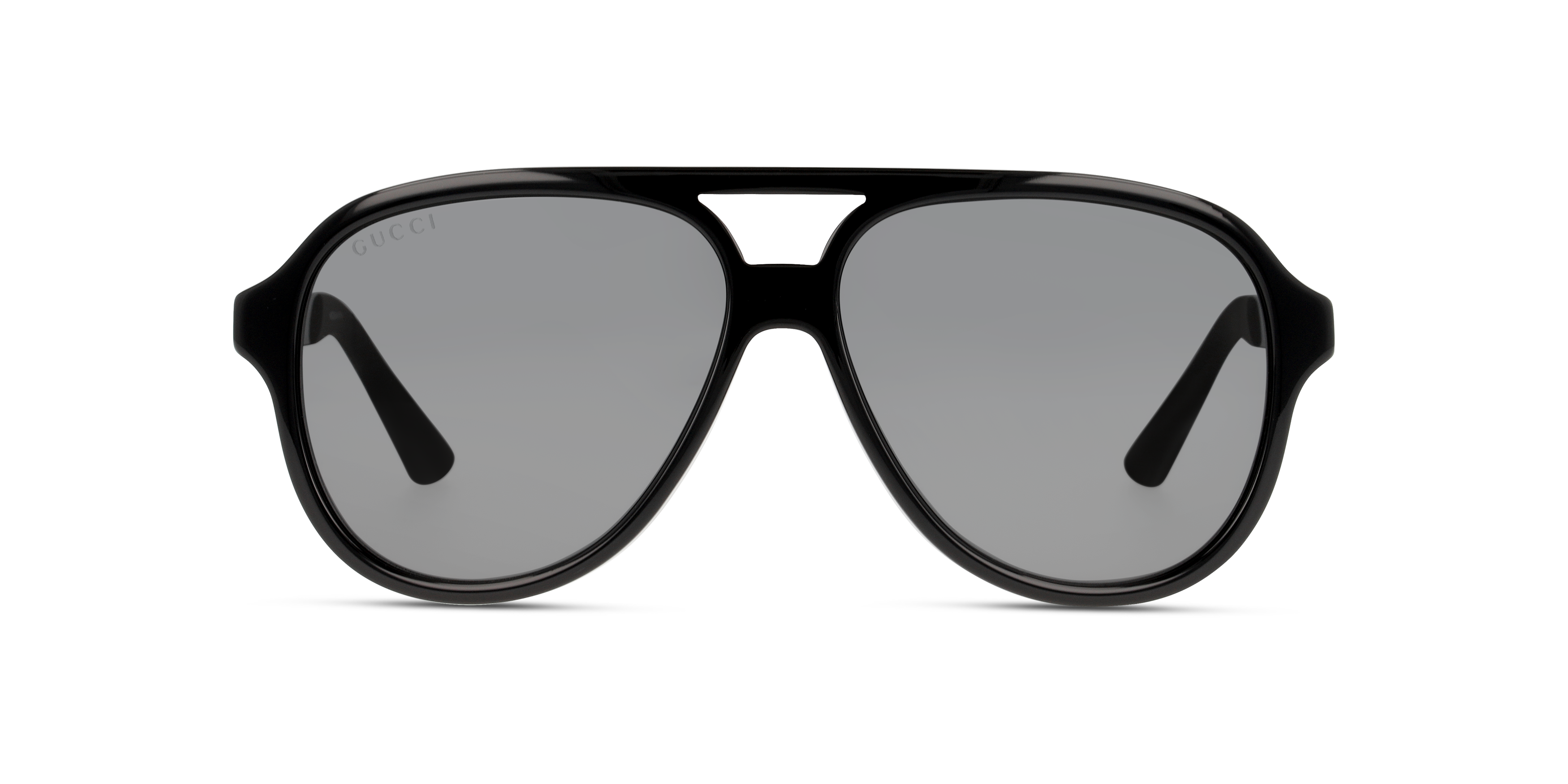 Front Gucci GG 0688S (001) Sunglasses Grey / Grey