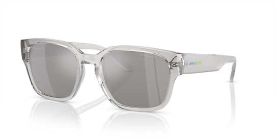 Arnette AN 4325 Sunglasses Silver / Transparent, Grey