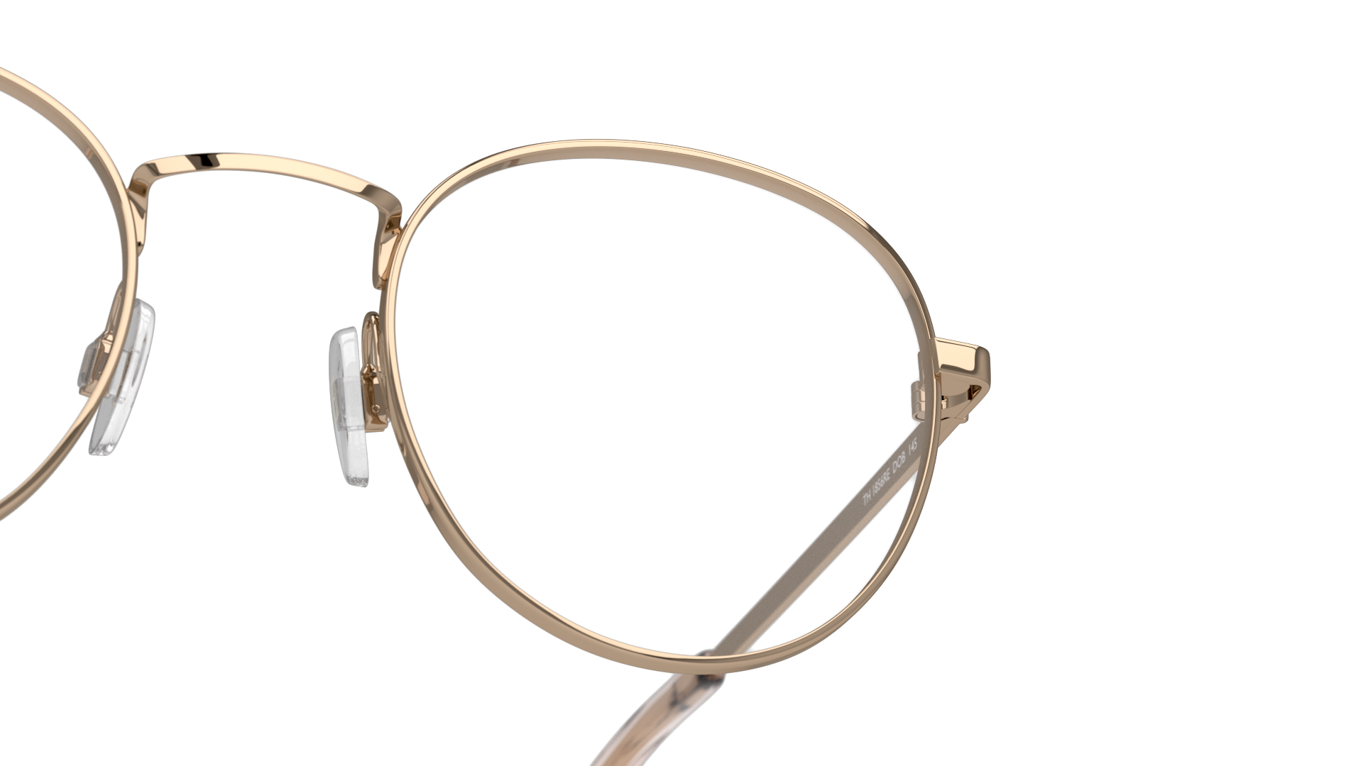 Detail01 Tommy Hilfiger Bio-Based TH 1756/RE (DDB) Glasses Transparent / Gold