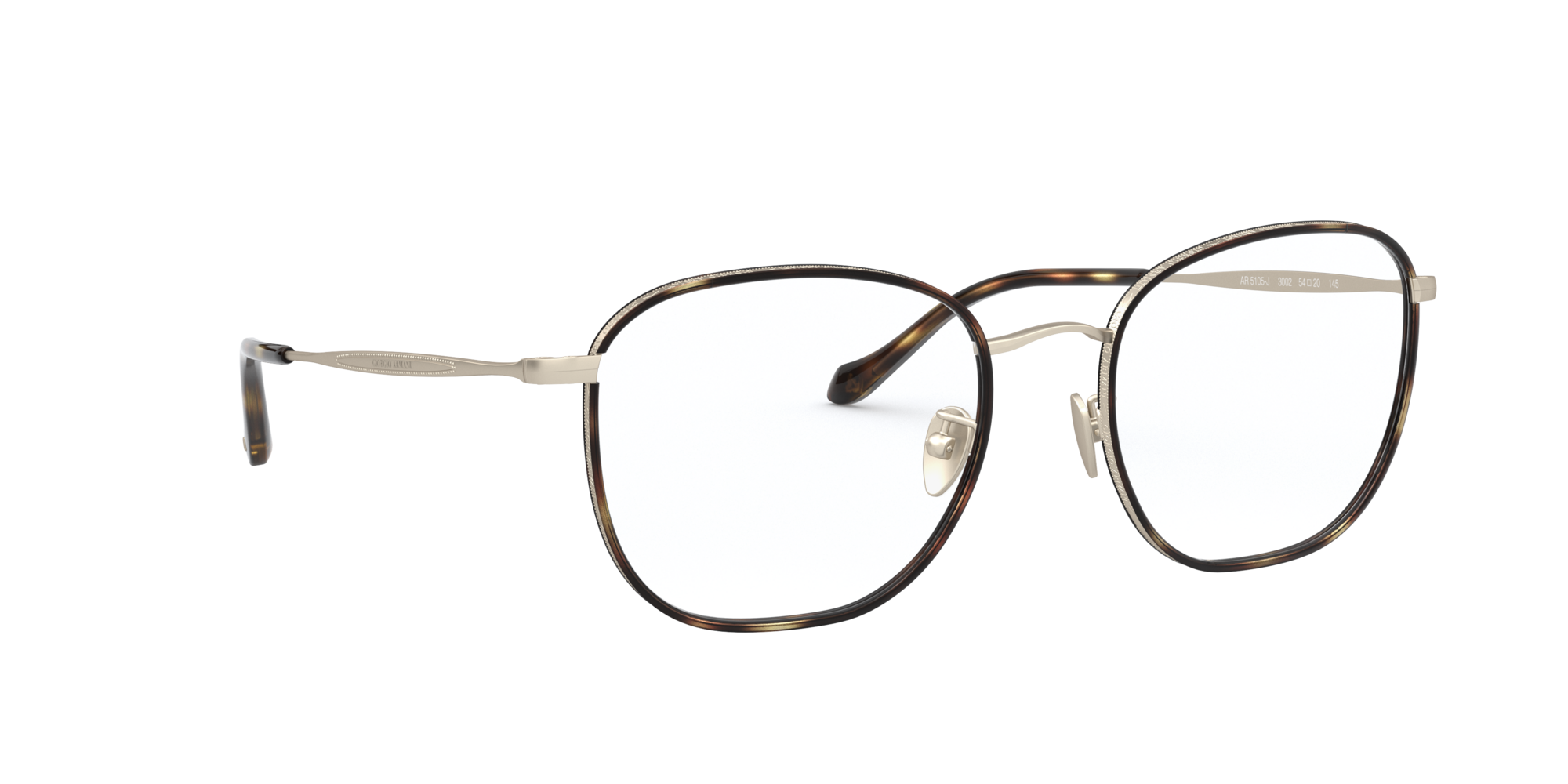 Angle_Right01 Giorgio Armani AR 5105J (3002) Glasses Transparent / Black