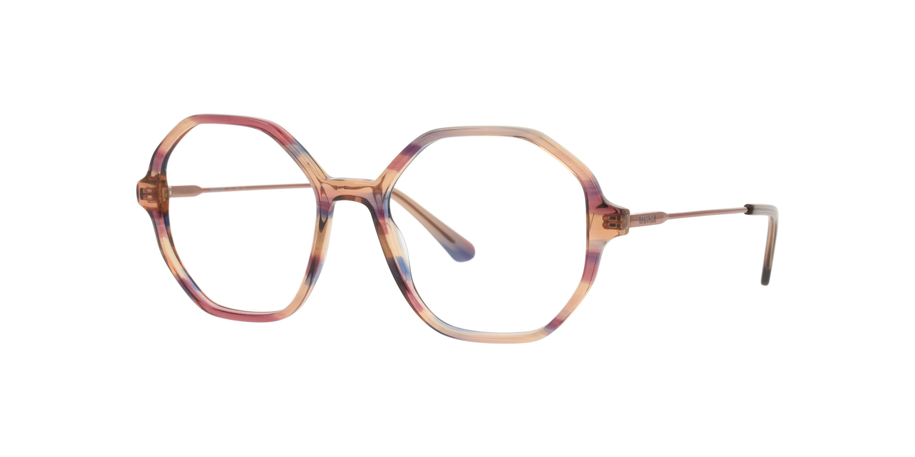Angle_Left01 Unofficial UO2198 Glasses Transparent / Brown