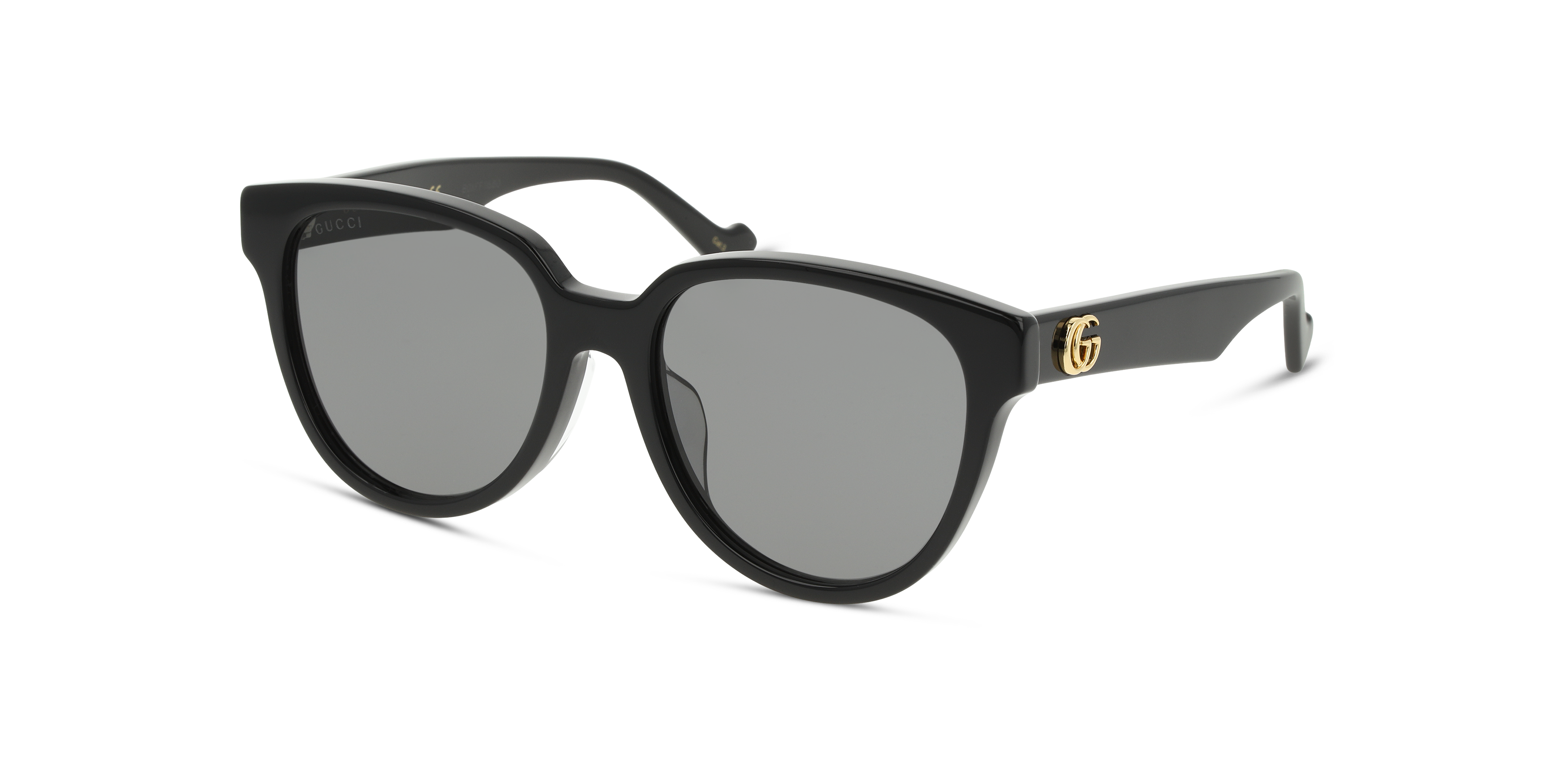 Angle_Left01 Gucci GG 0960SA (002) Sunglasses Grey / Black
