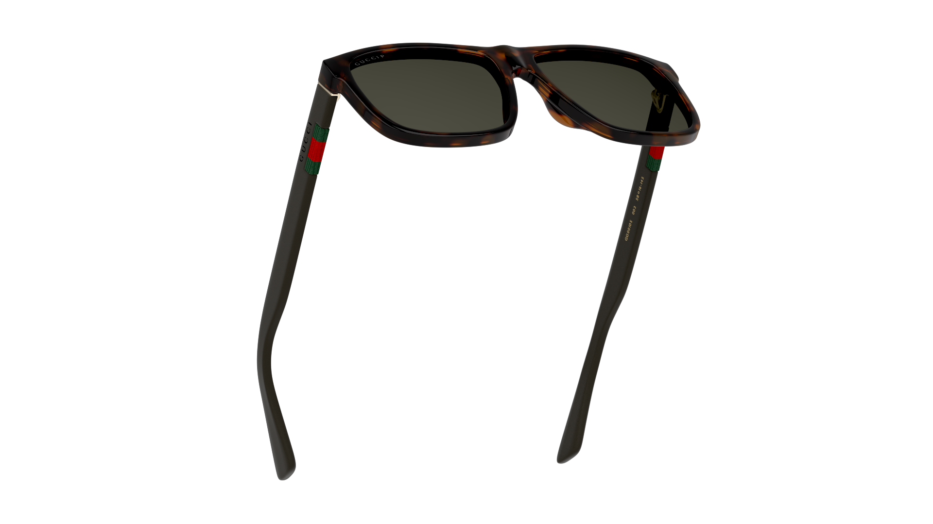 Bottom_Up Gucci GG 0010S (003) Sunglasses Grey / Tortoise Shell