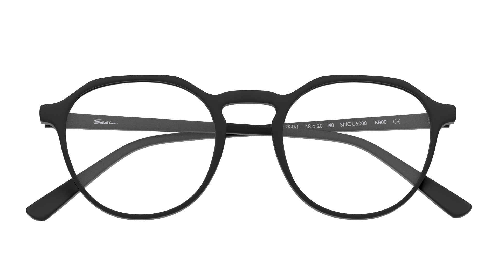 Folded Seen SN OU5008 (BB00) Glasses Transparent / Black