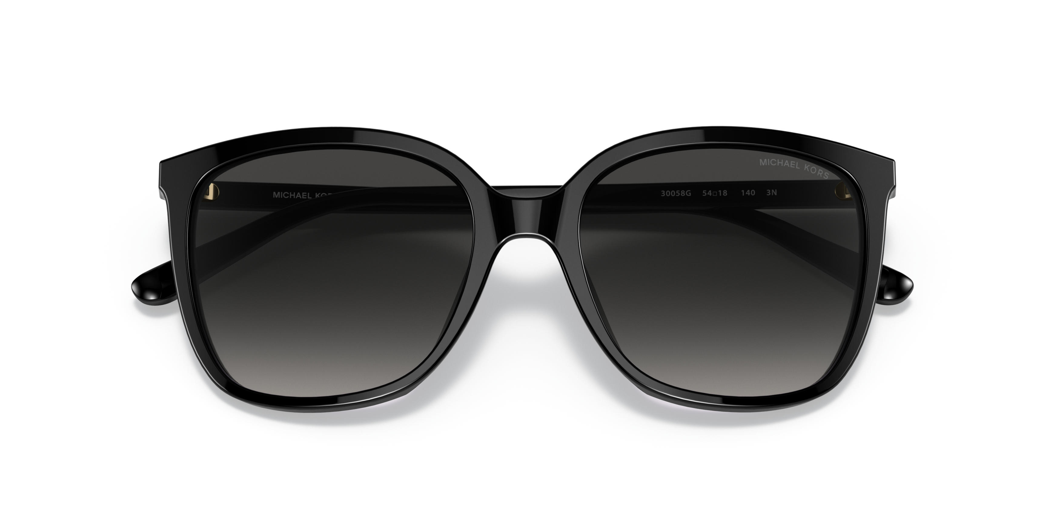 Folded Michael Kors MK 2137U (30058G) Sunglasses Grey / Black
