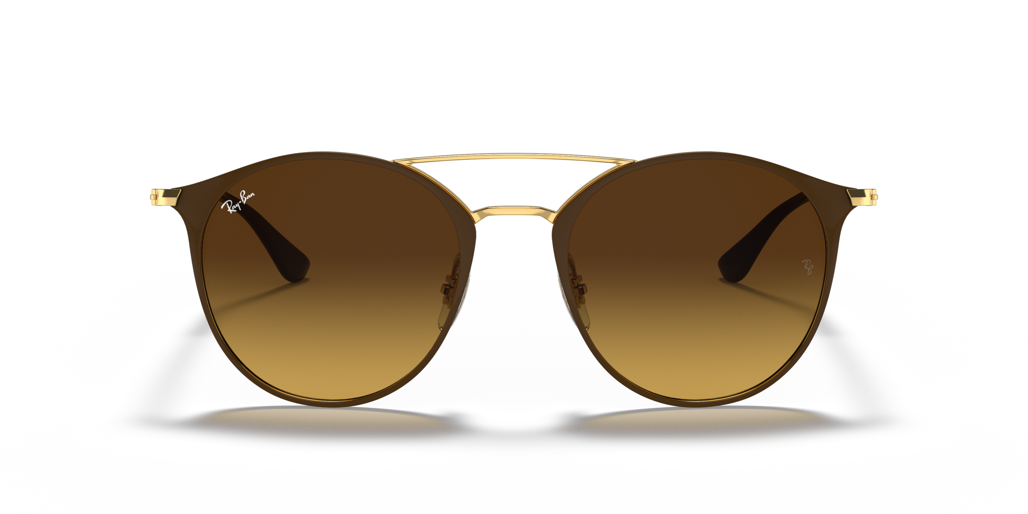 Front Ray-Ban RB3546 900985 Marrone / Oro