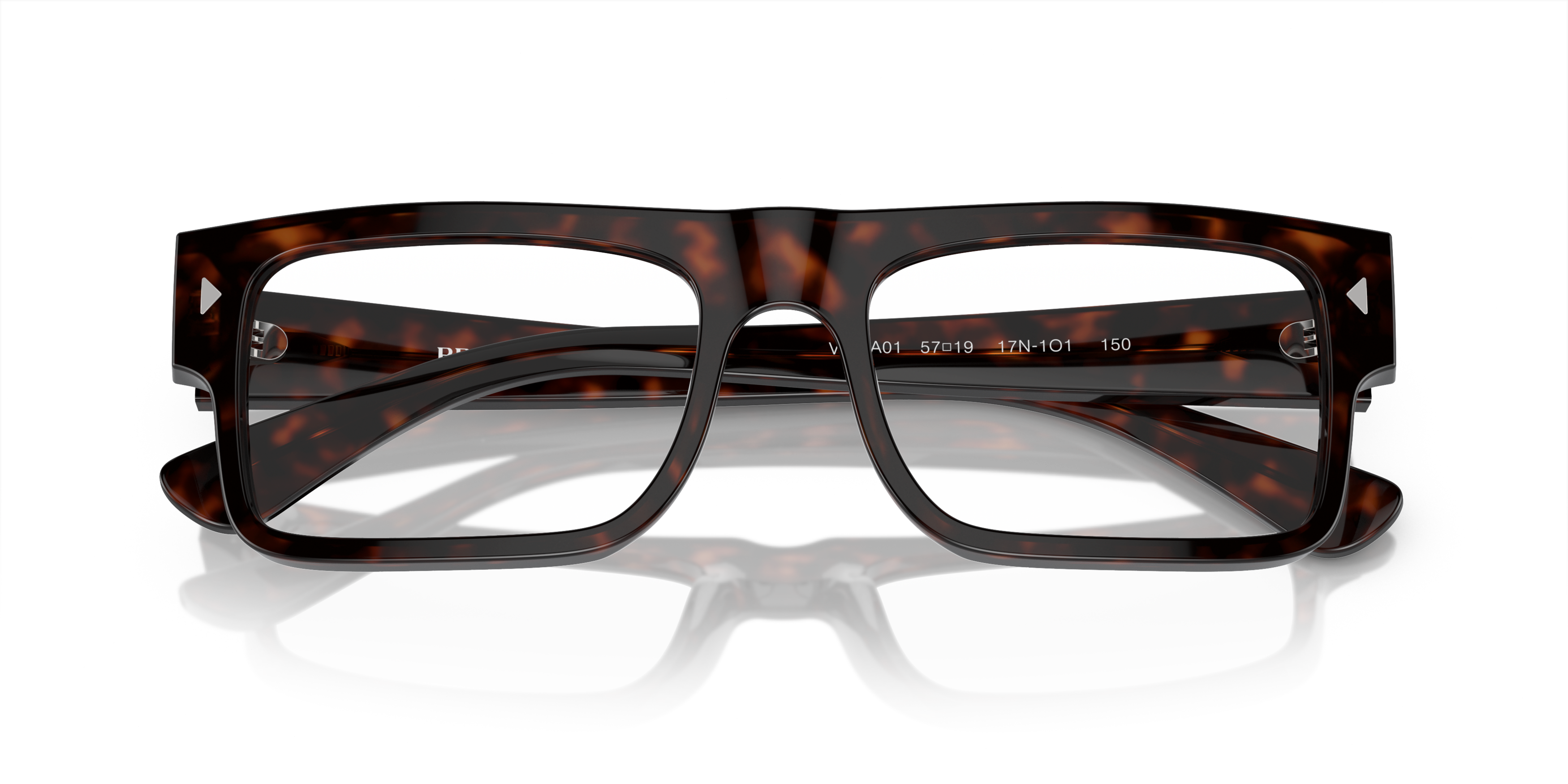 Folded Prada PR A01V Glasses Transparent / Black