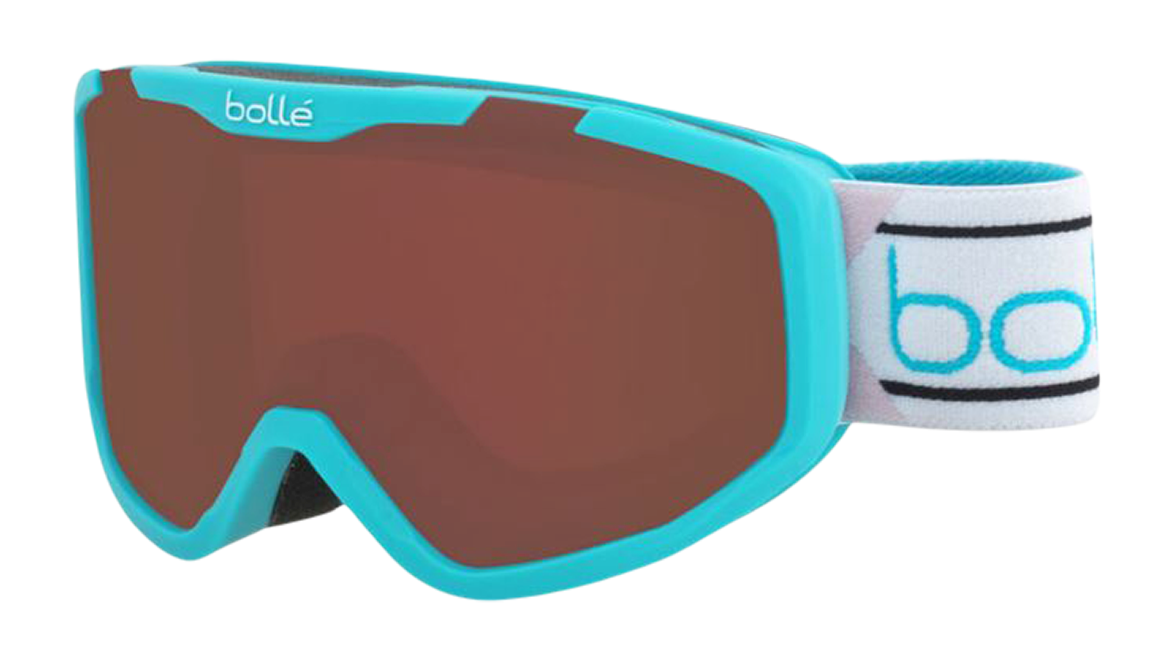 Angle_Left01 Bolle Rocket (21965) Snow Goggles Brown / Blue
