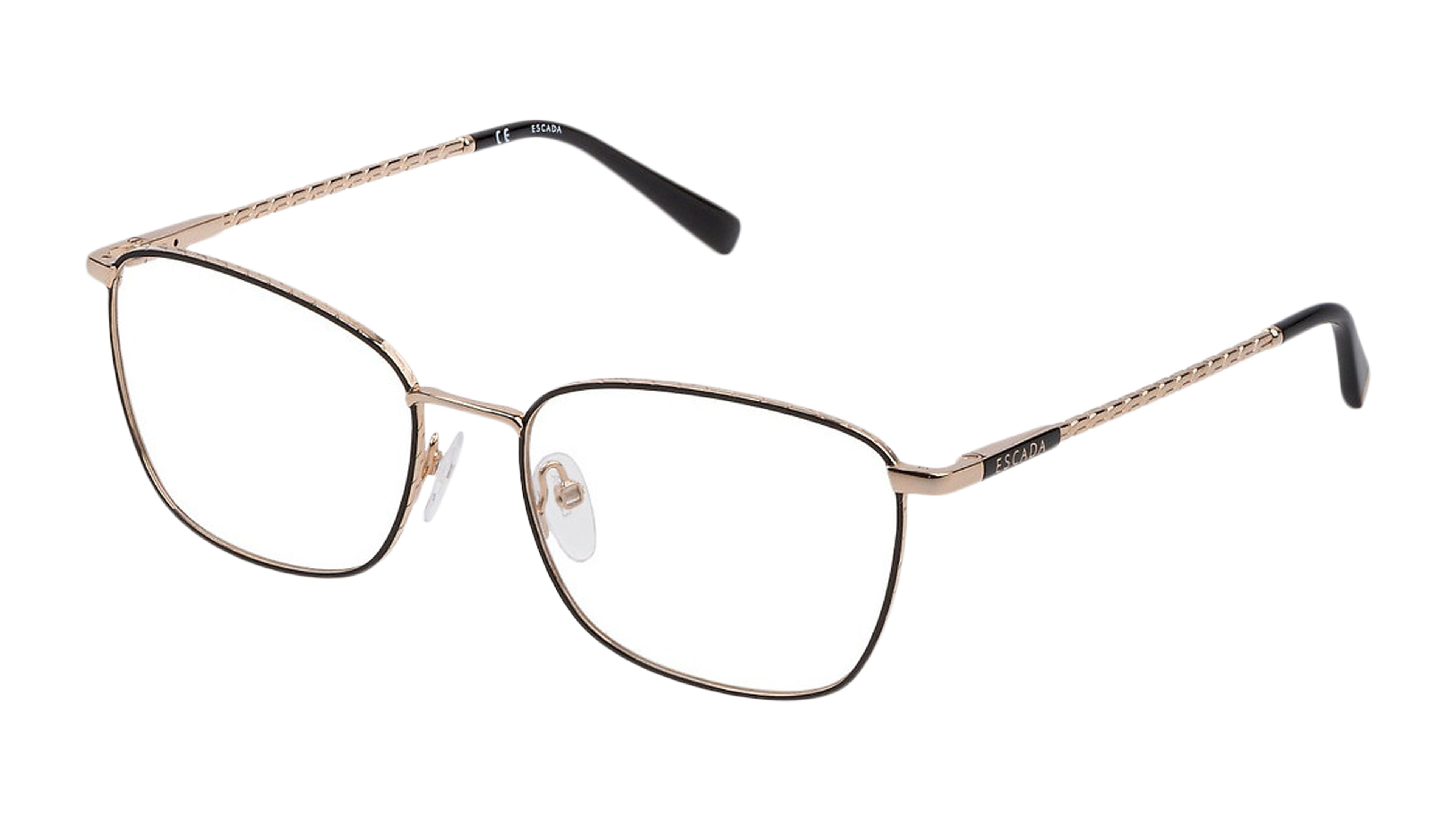 Angle_Left01 Escada VE SB60 Glasses Transparent / Gold