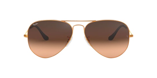 Ray-Ban Aviator Gradient RB3025 9001A5 Roze / Zilver, Bruin