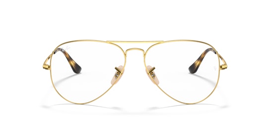 Ray-Ban Aviator RX 6489 Glasses Transparent / Gold