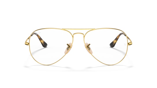 Ray-Ban Aviator RX 6489 Glasses Transparent / Gold