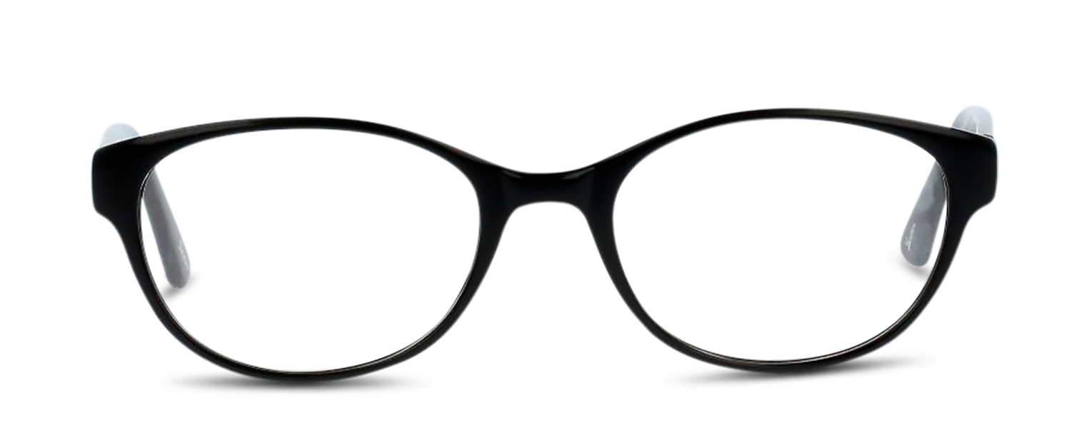 Front Seen SN EF09 Glasses Transparent / Black