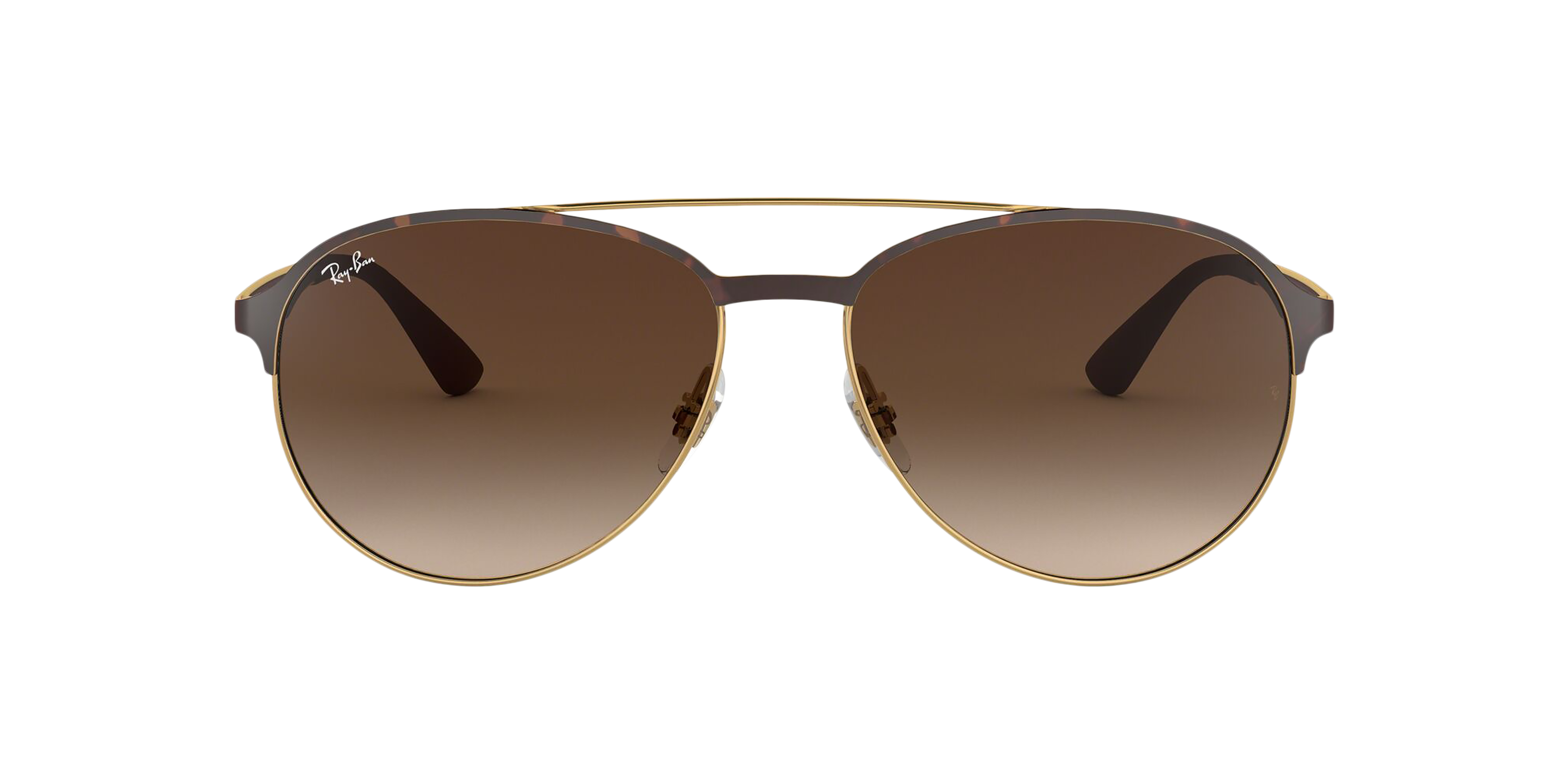 Front Ray-Ban RB3606 912713 Bruin / Goud
