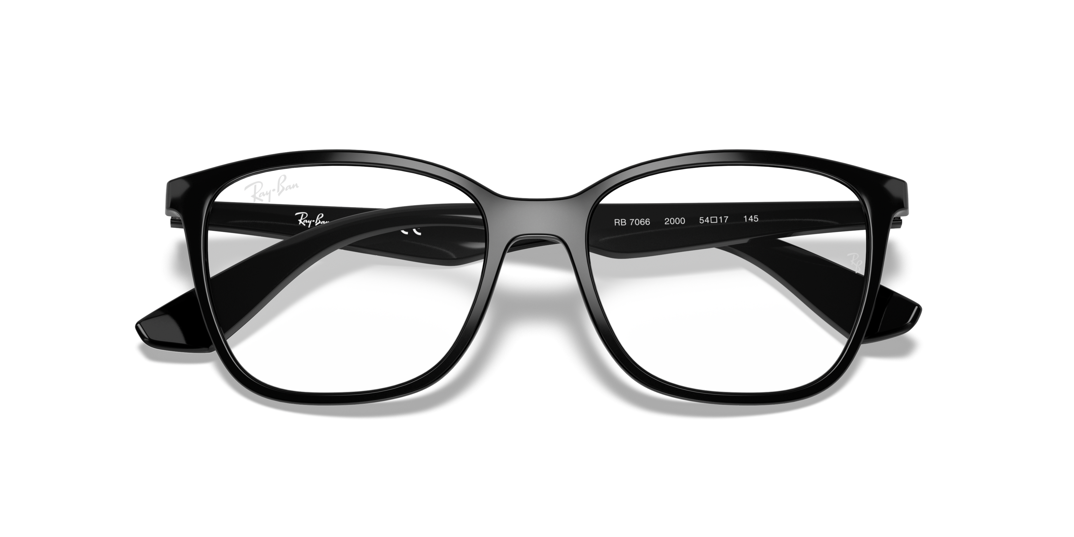 Folded Ray-Ban RX 7066 (2000) Glasses Transparent / Black