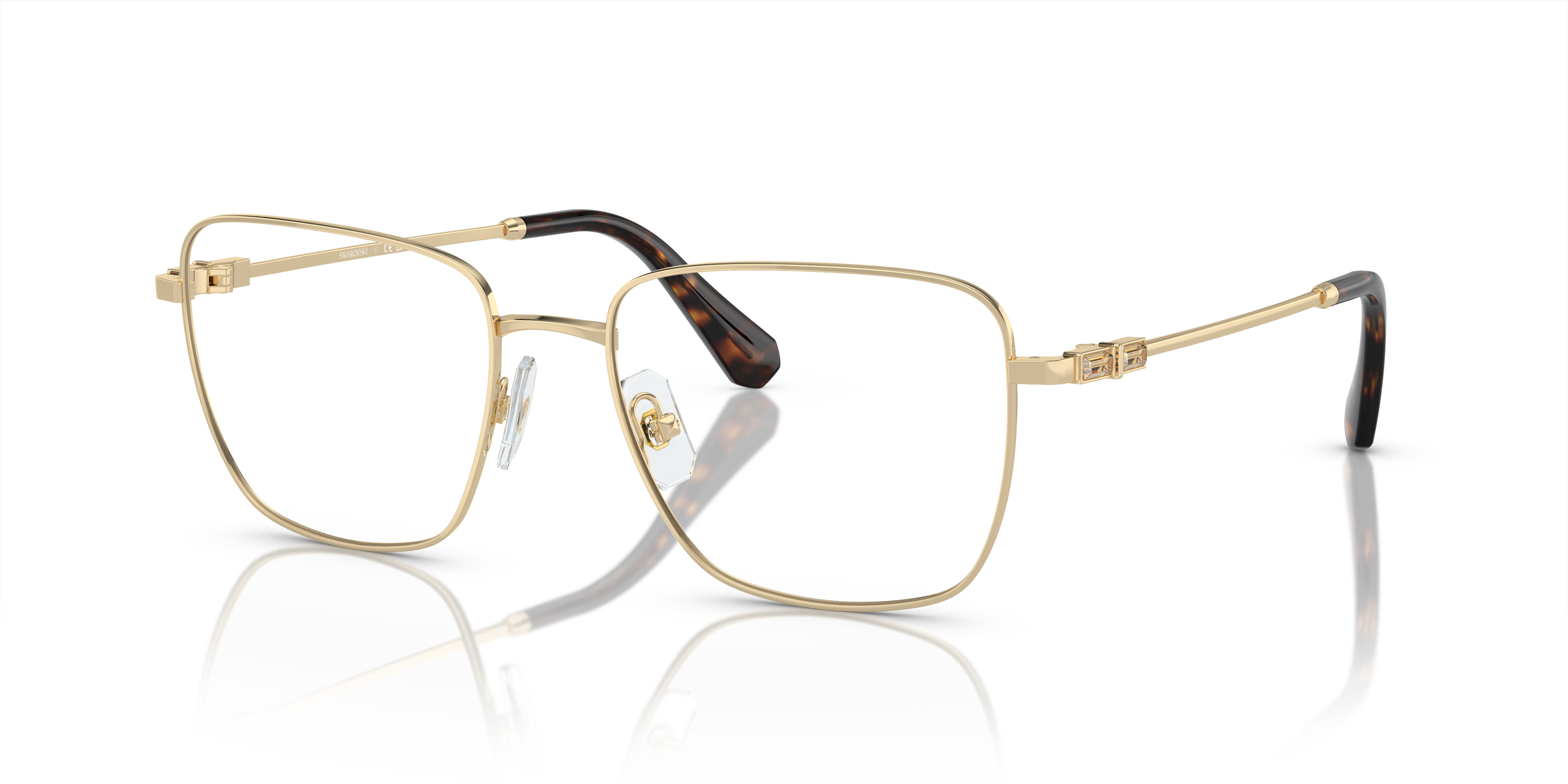 Angle_Left01 Swarovski SK 1003 Glasses Transparent / Gold