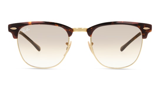Ray-Ban Clubmaster Metal RB3716 900851 Bruin / Goud, Bruin