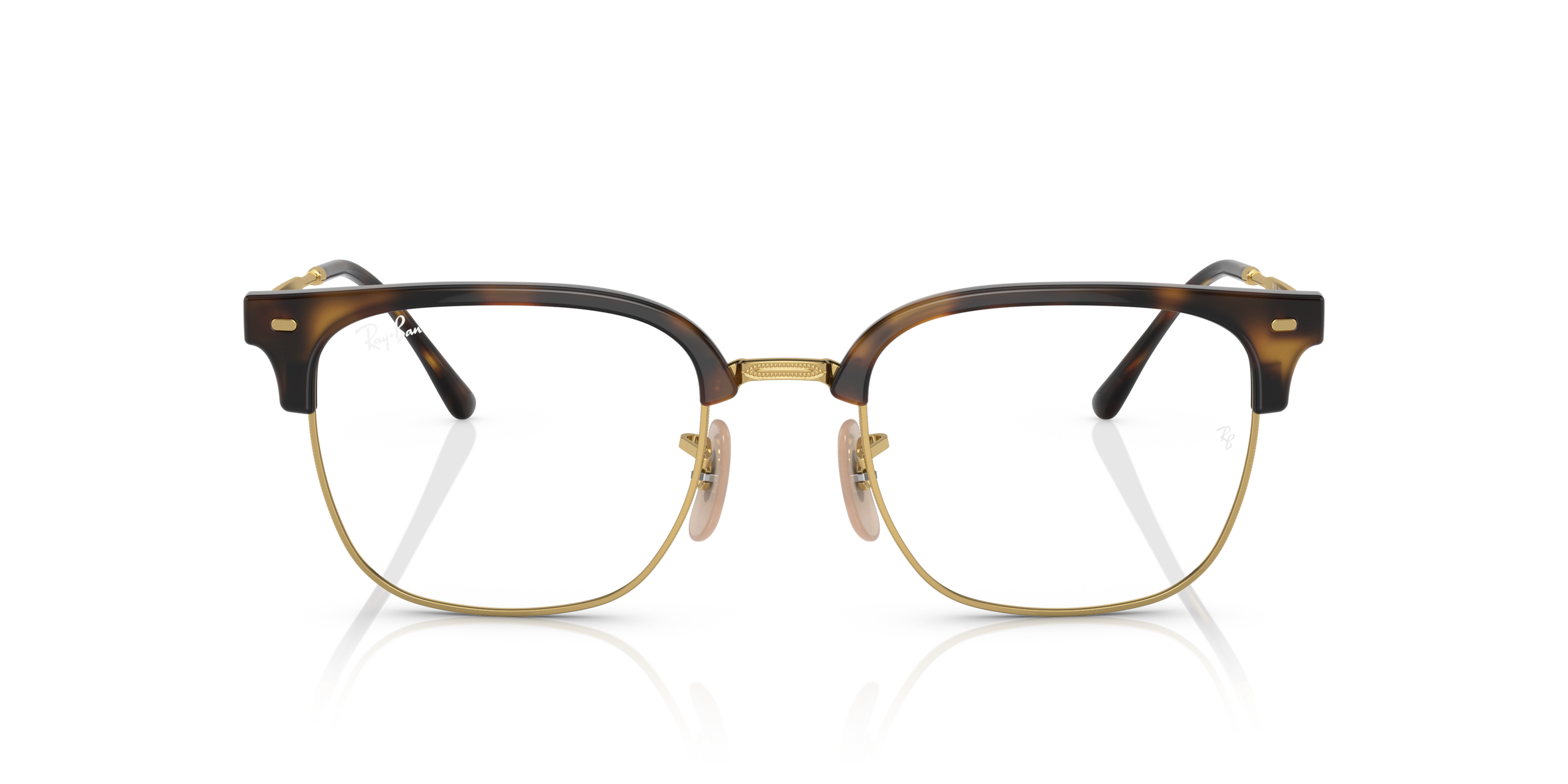 Front Ray-Ban NEW CLUBMASTER RX7216 2012 Havana, Goud