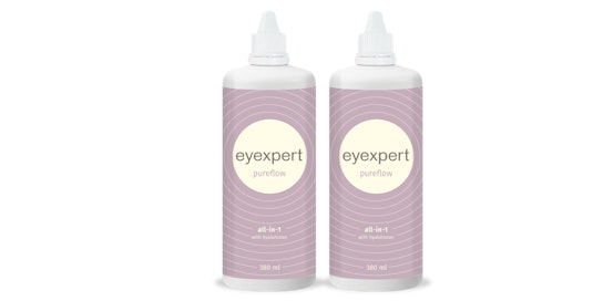Eyexpert Eyexpert Pureflow Contact Lens Solution 2 x 2 x 380ml